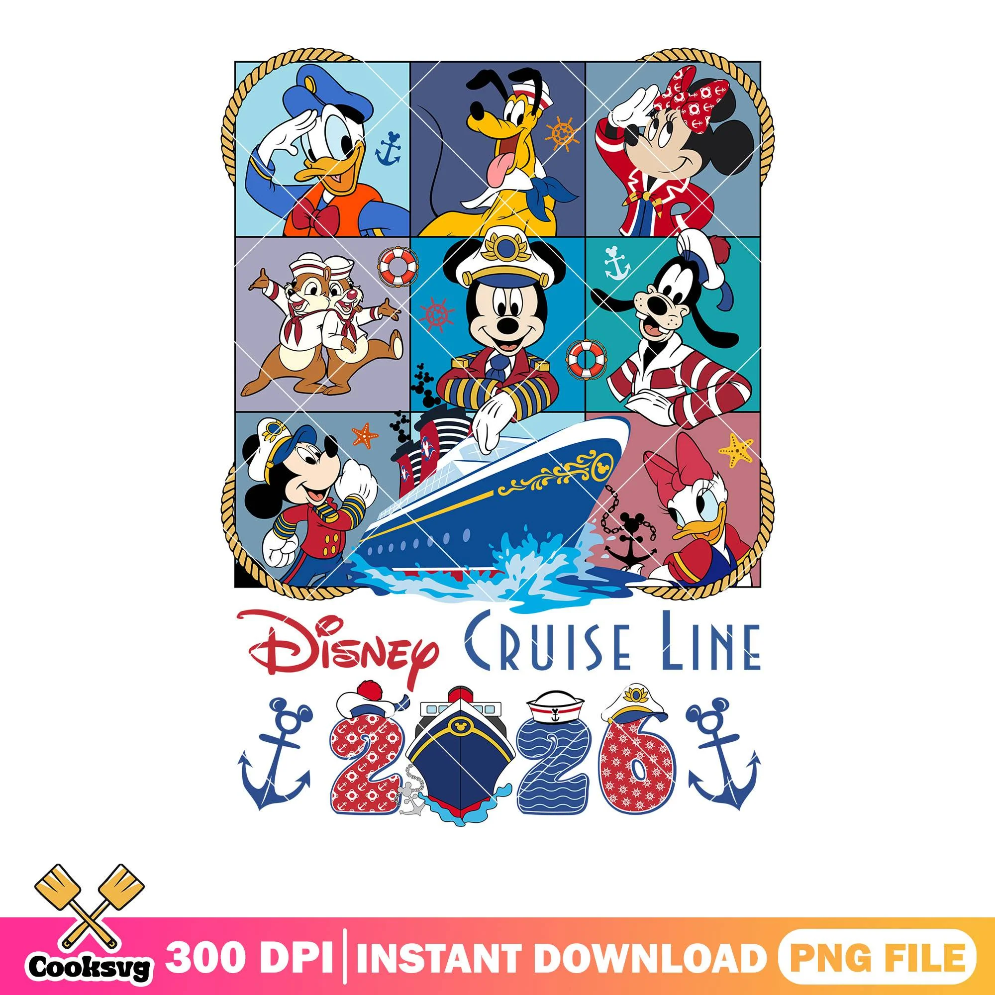 2026 line cruise mickey png, disney trip png, cruise travel png