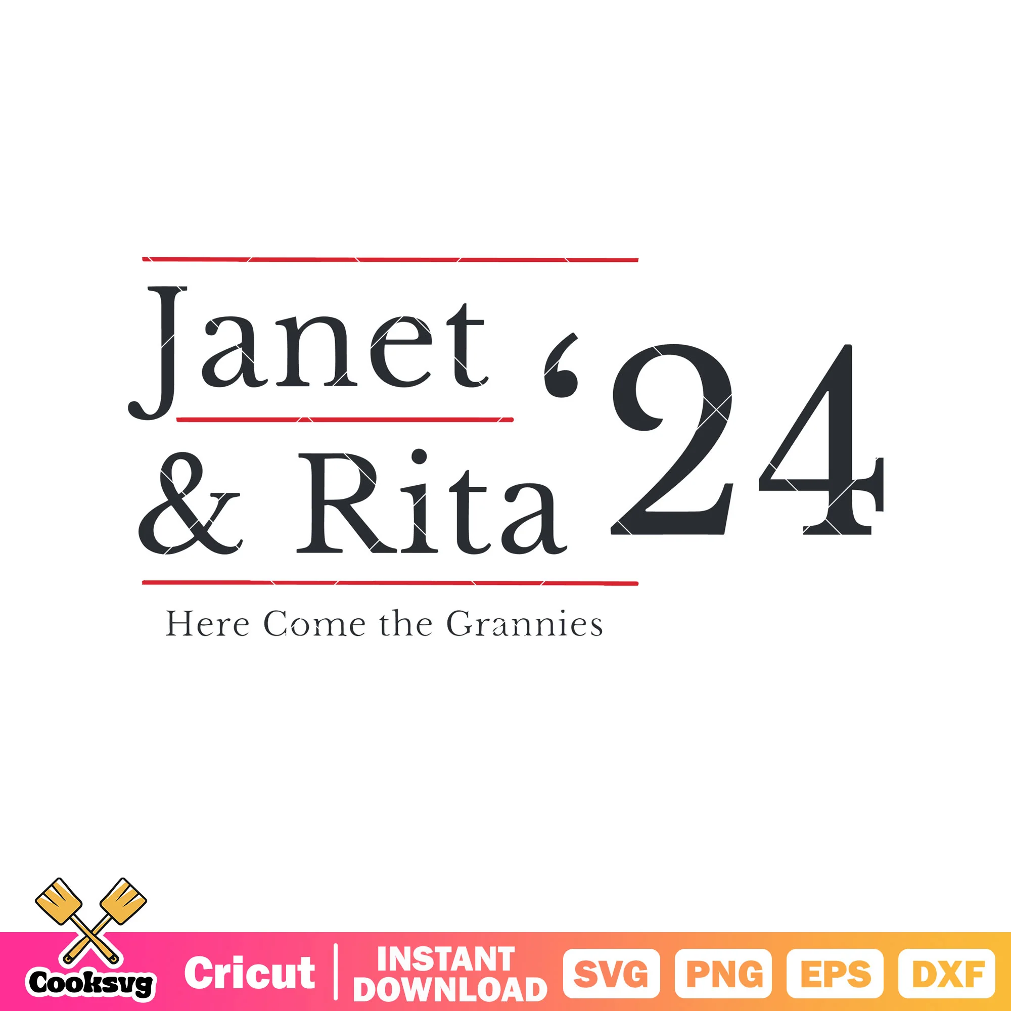 24 here come the grannies janet rita svg, bluey font svg, bluey rita svg