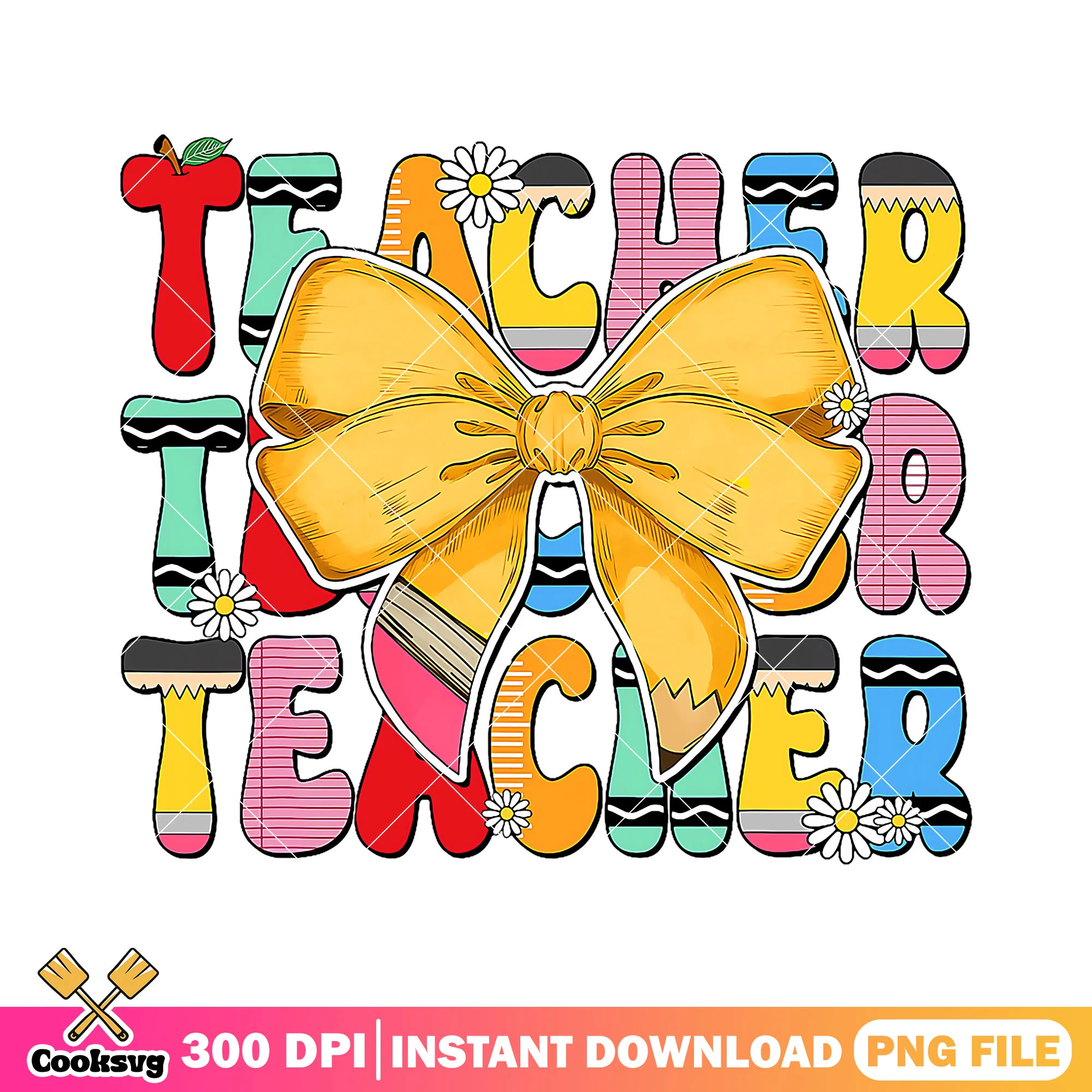 A big bow design png, back to school font png, bow yellow png