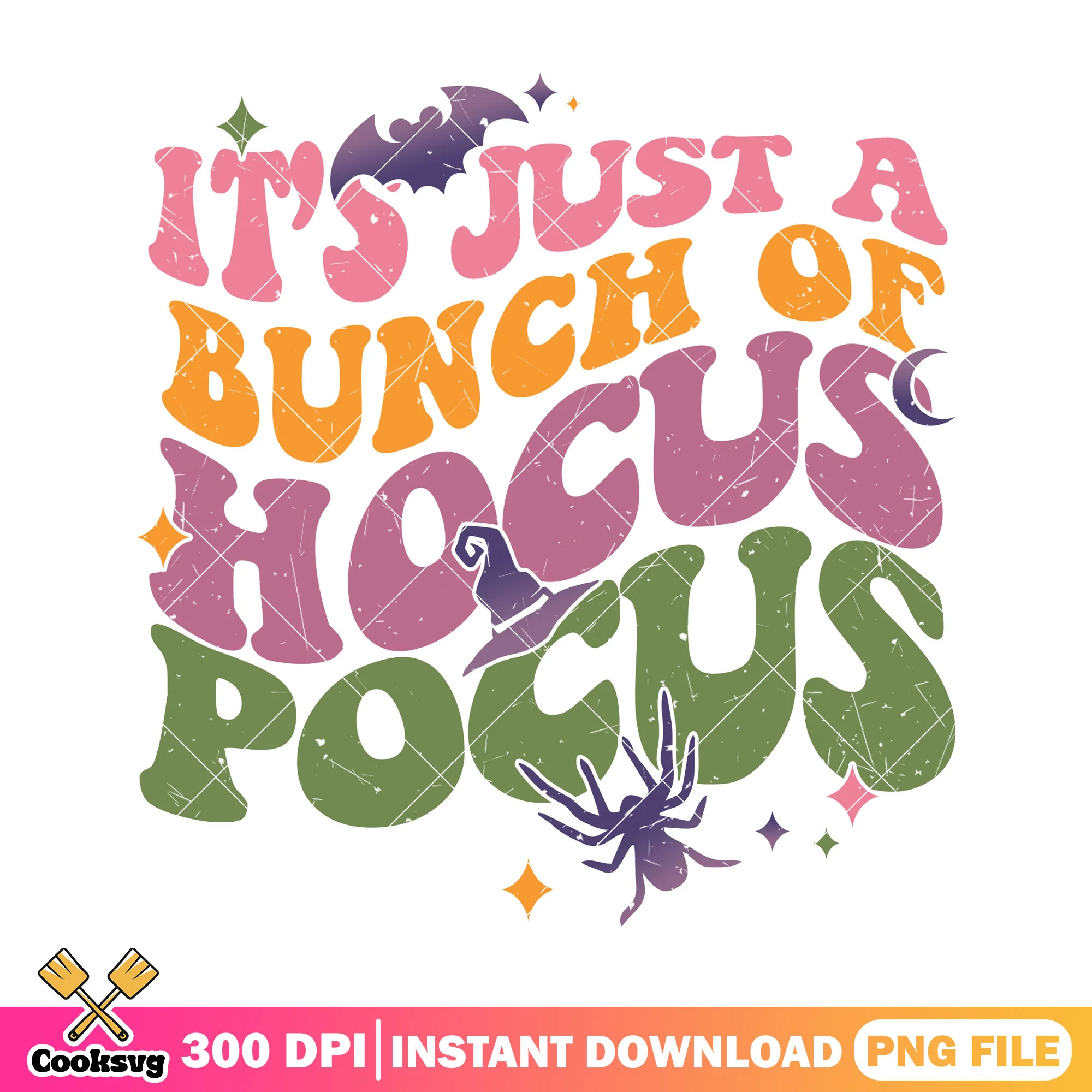 A bunch of hocus pocus design png, halloween spirit png, hocus pocus png