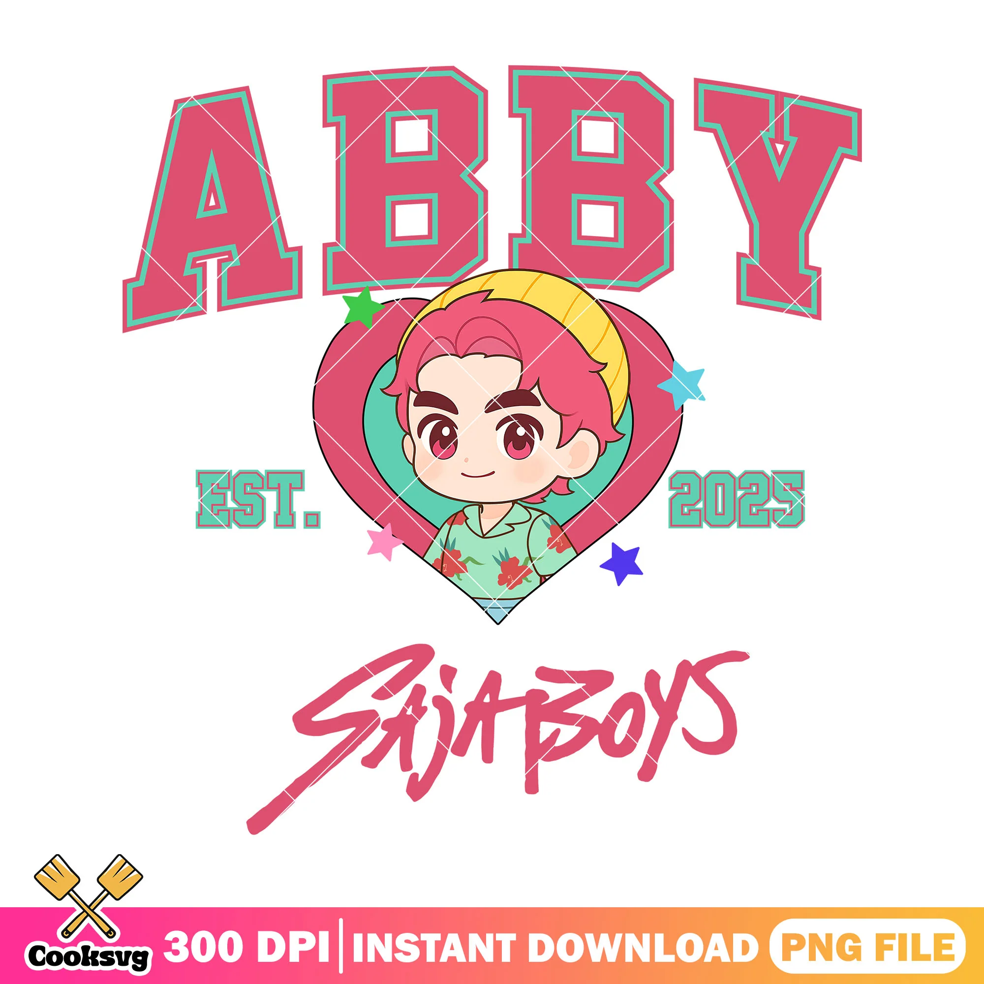 Abby cute saja est png, saja boys band png, kpop saja boys png