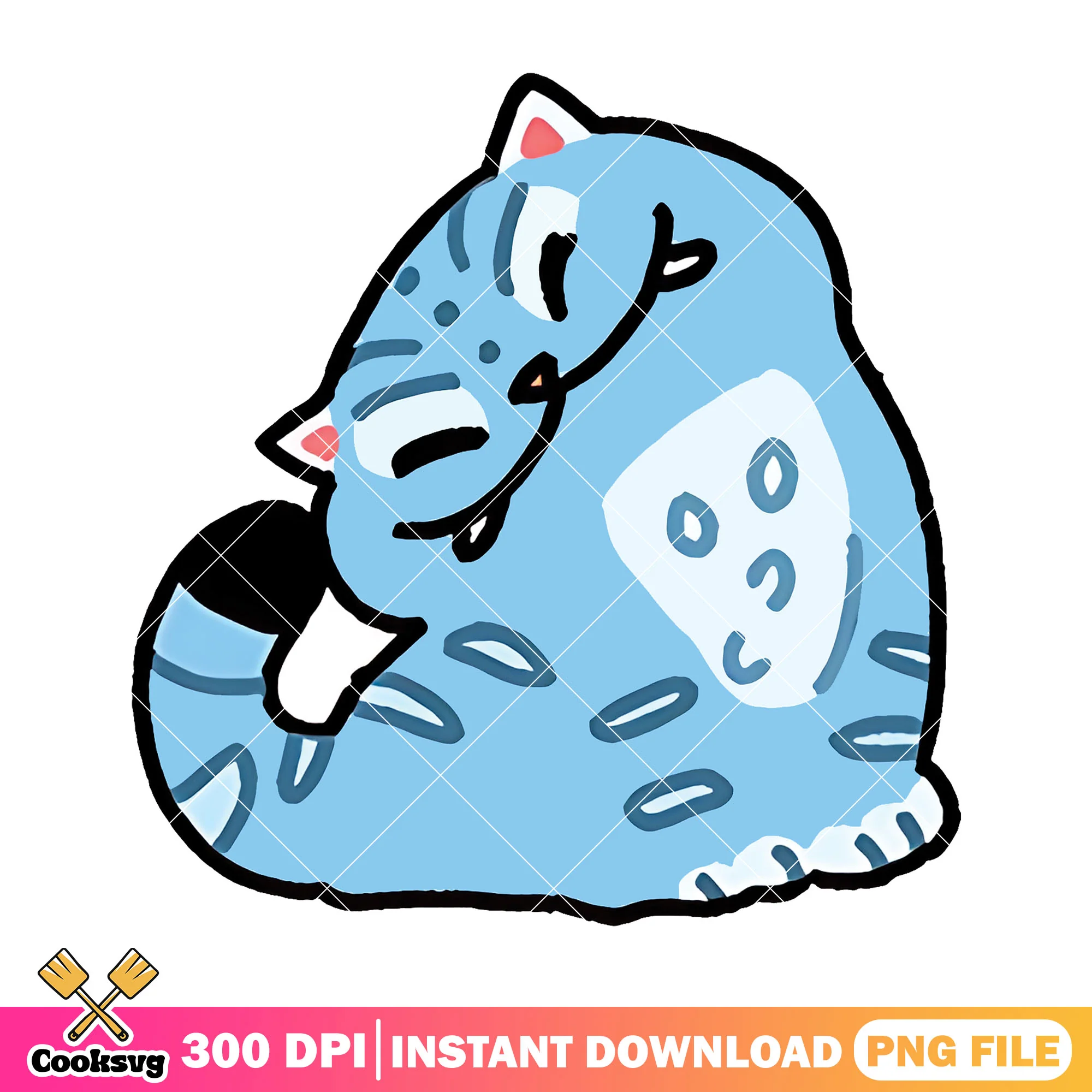 Adorable cat derpy png, derpy kpop png, kpop demon hunters png