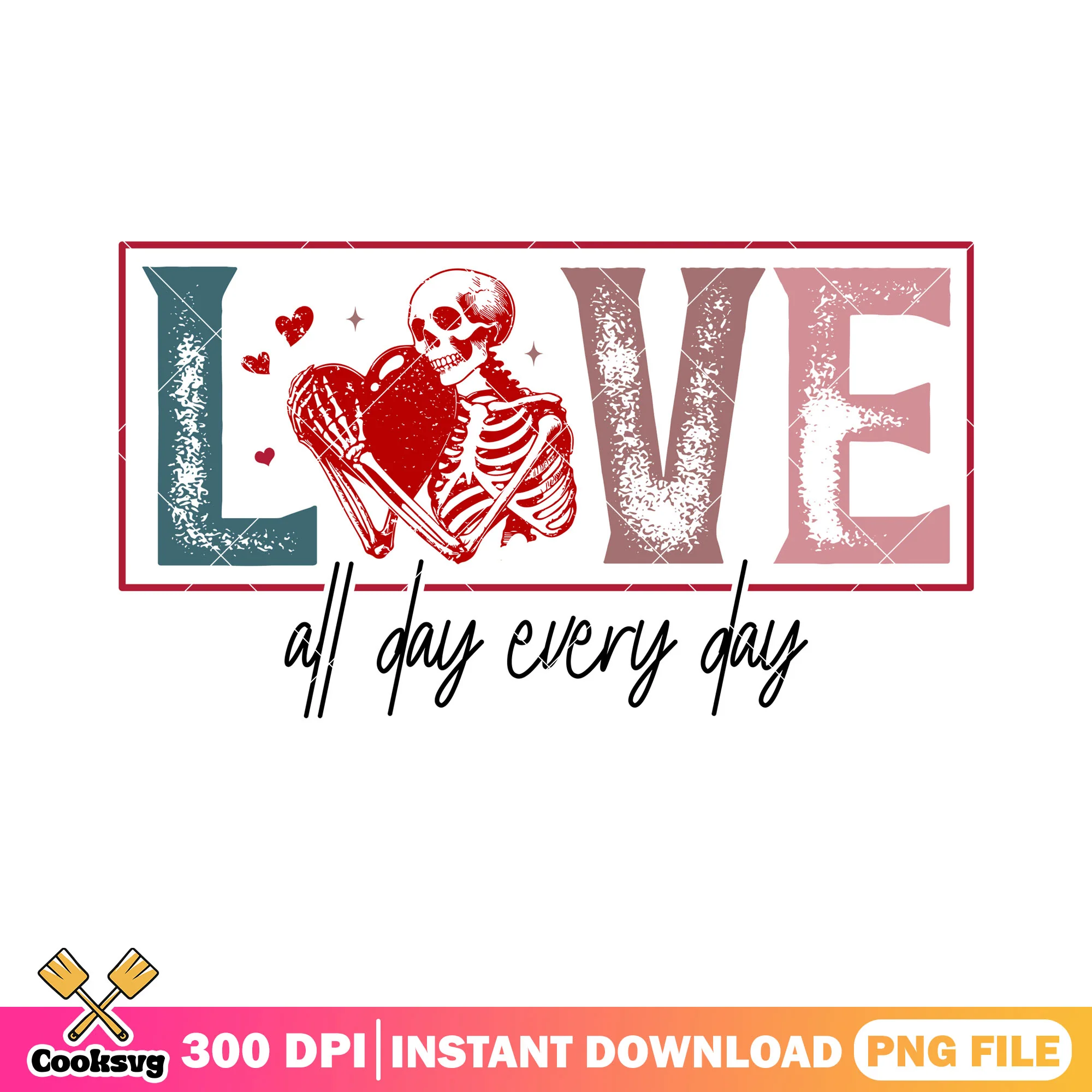 All day love valentine png, happy valentine png, valentine season png