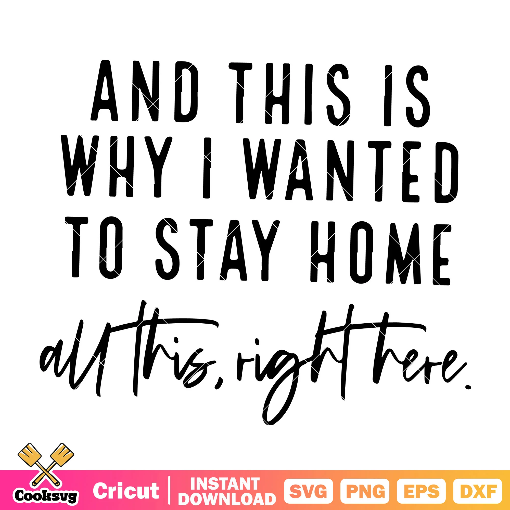 And this is why I wanted to stay home svg, funny quotes svg