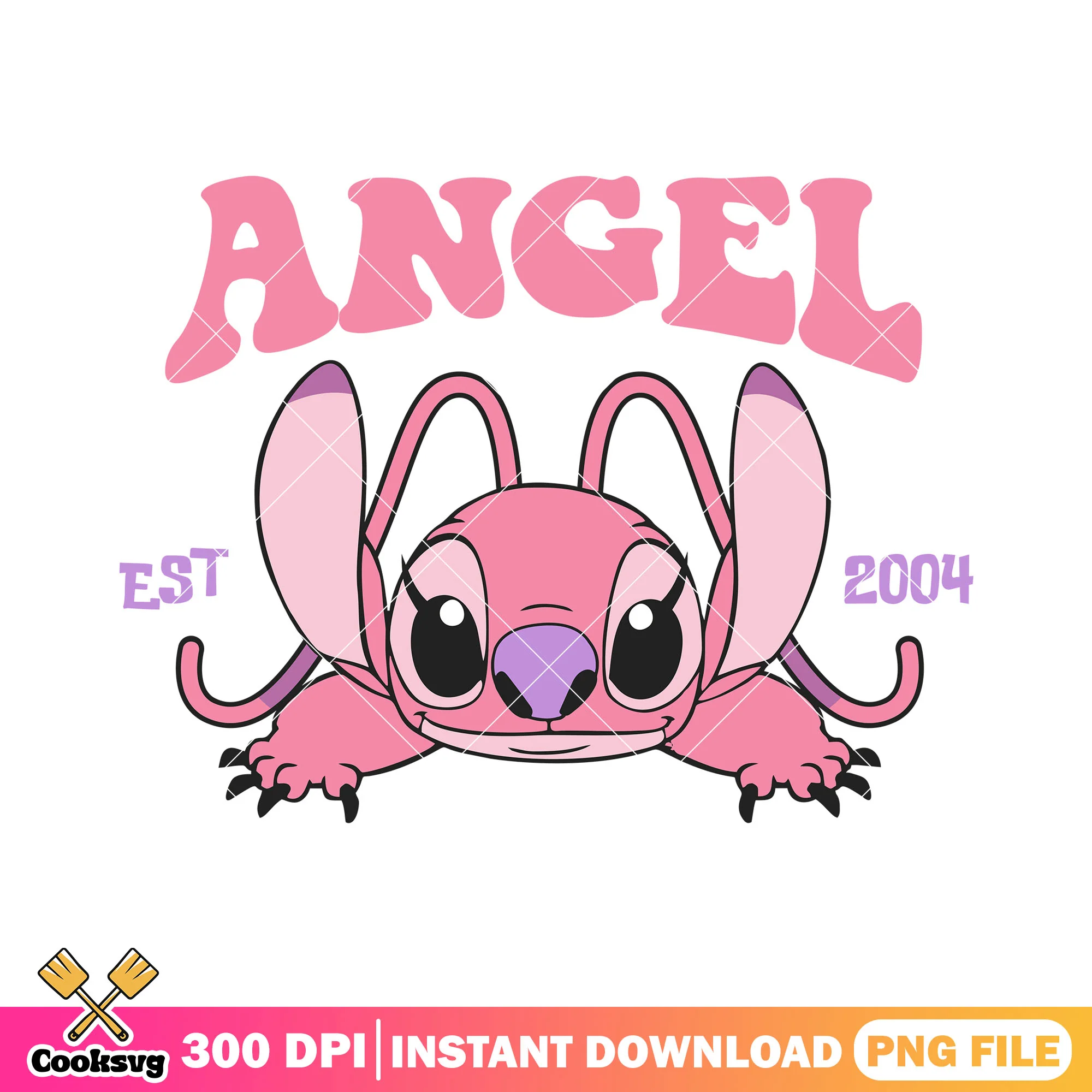 Angel stitch est 2004 disney png, stitch angel png, stitch est png