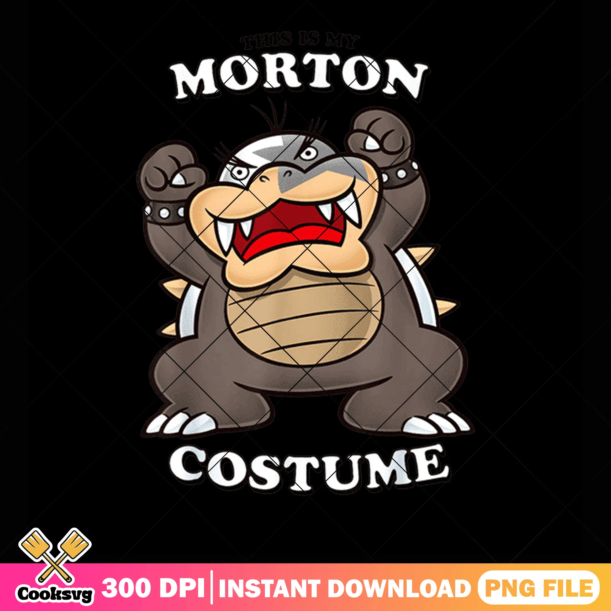 Angry morton costume png, super mario character png, nintendo art png