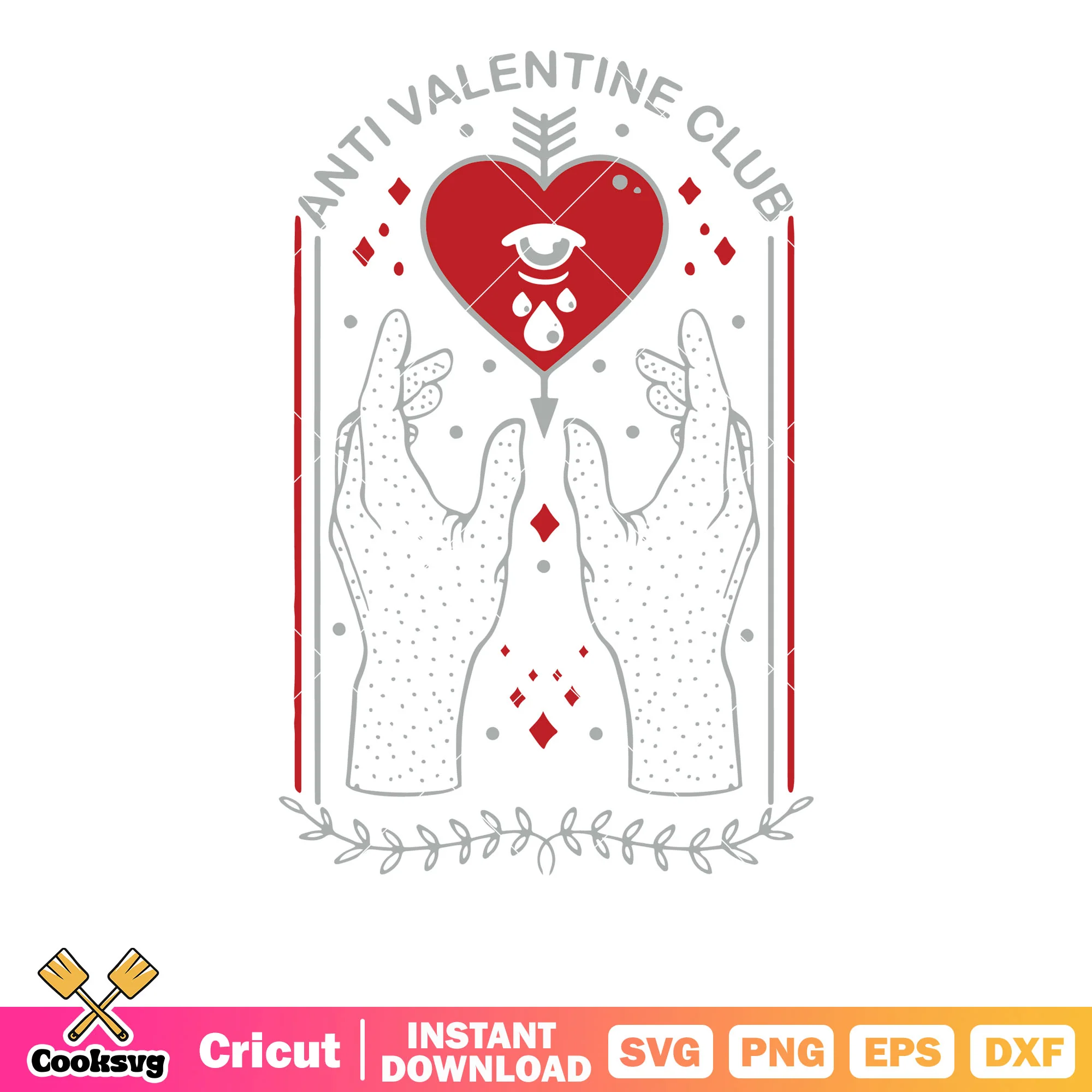 Anti valentine club love svg, anti valentine svg, valentine day svg