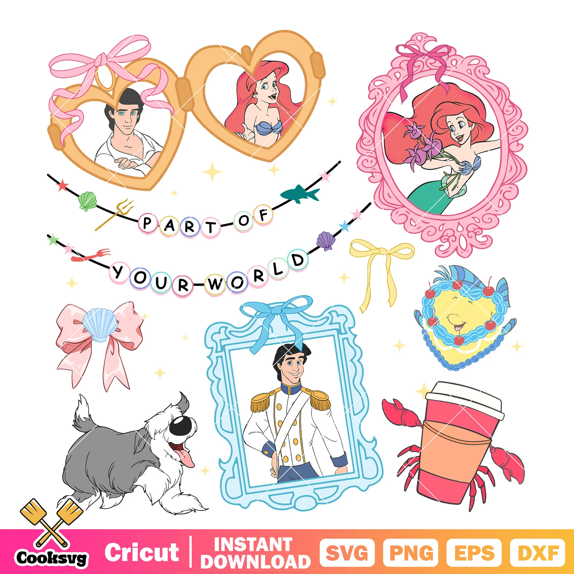 Ariel Prince Eric disney princess png, ariel princess png