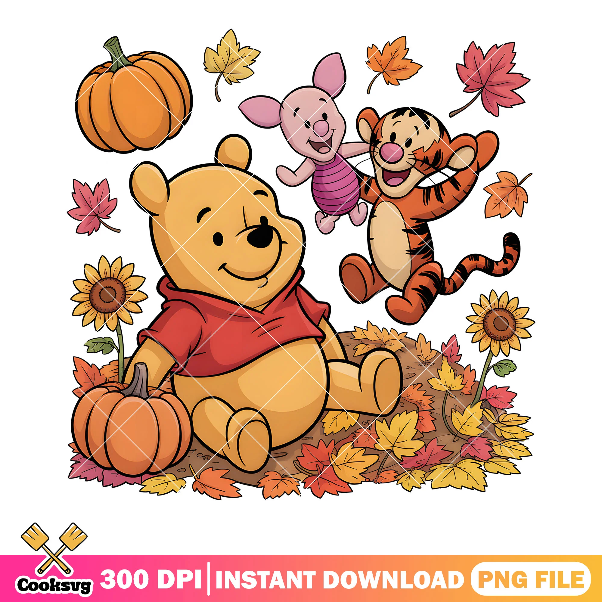 Autumn pooh winnie png, winnie the pooh piglet png, cartoon pooh png