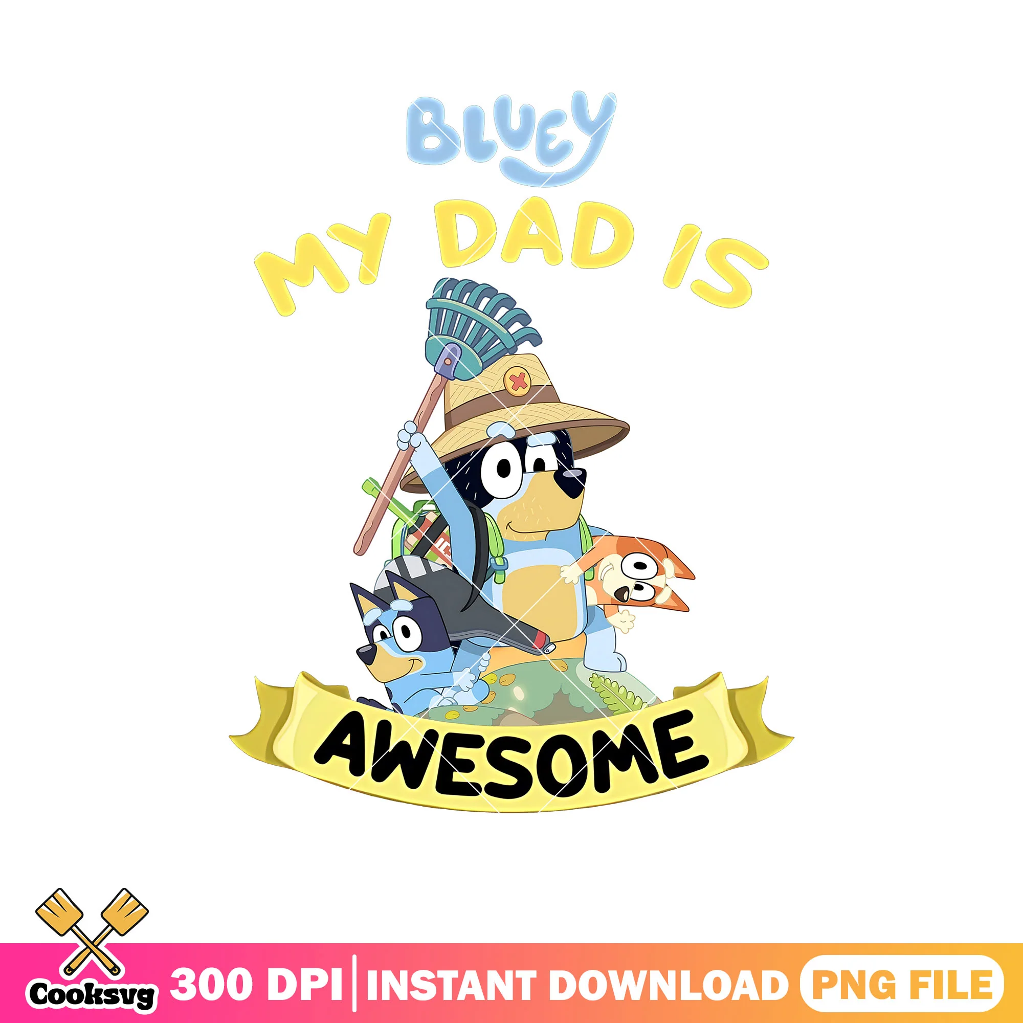 Awesome bluey bingo my dad png, bluey family png, bluey funny png