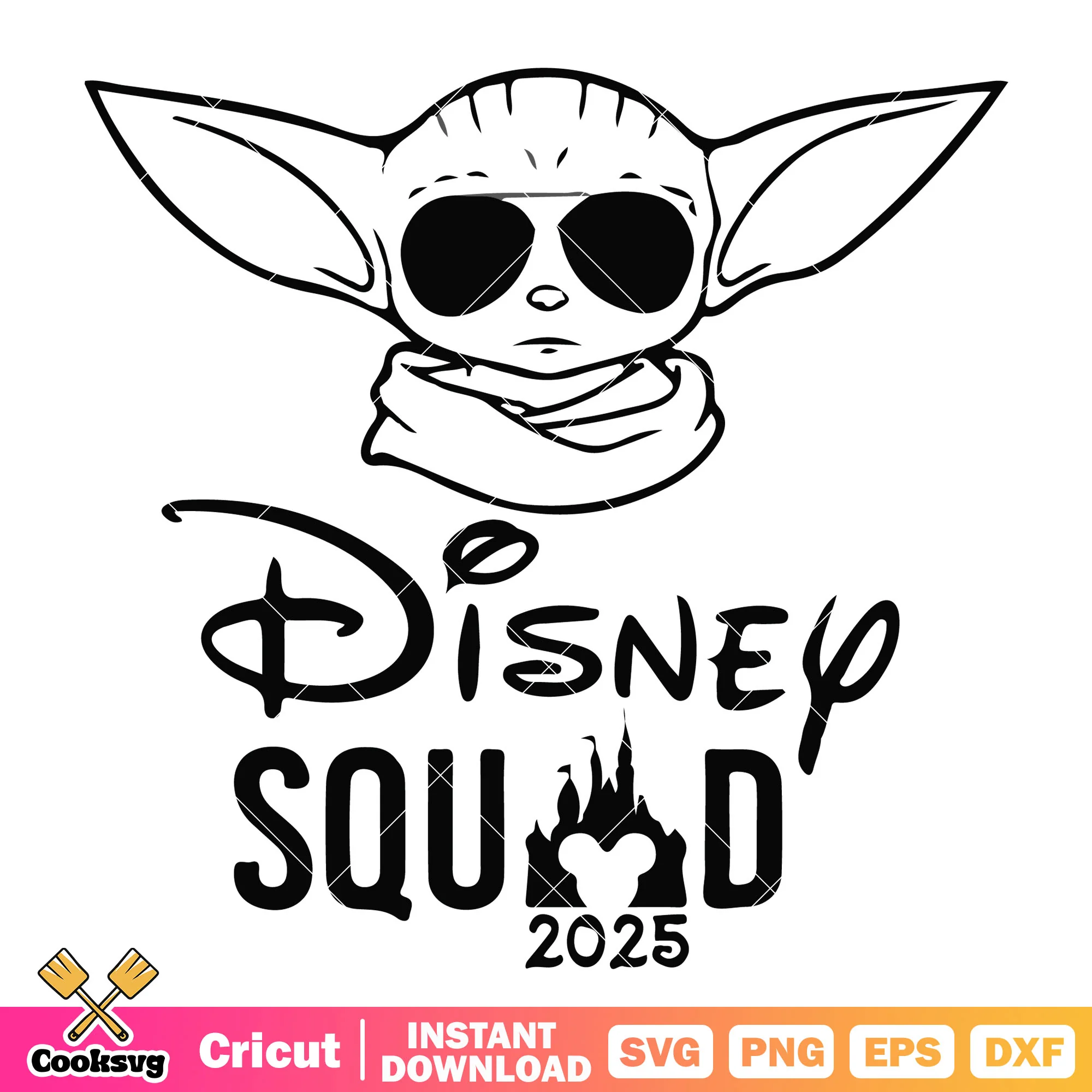 Baby yoda disney squad 2025 svg, disney squad svg, mickey disney svg