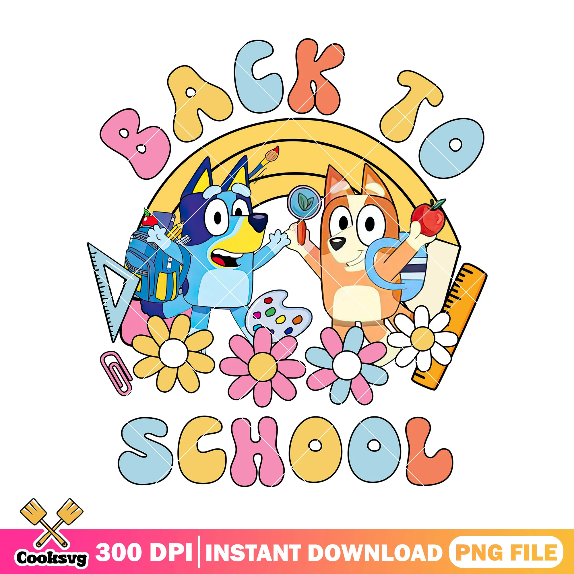 Back to school file png, bluey bingo png, welcome back to school png