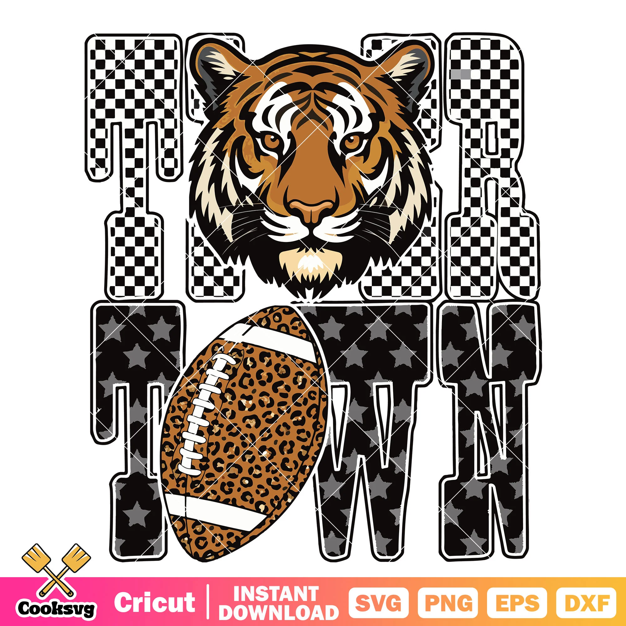 Baseball tiger town svg, tiger baseball svg, baseball vibes svg