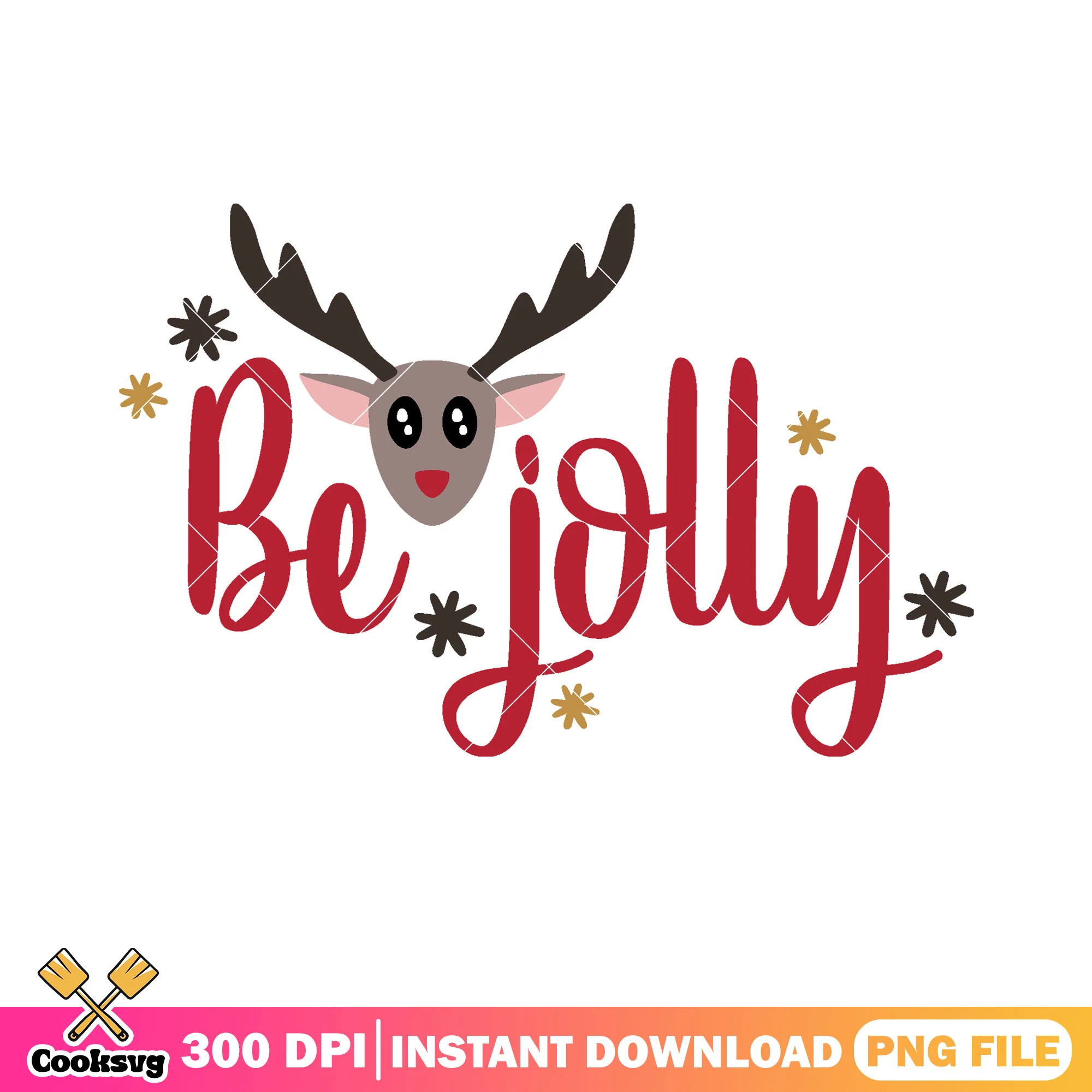 Be jolly reindeer png, christmas vibes png, christmas spirit png