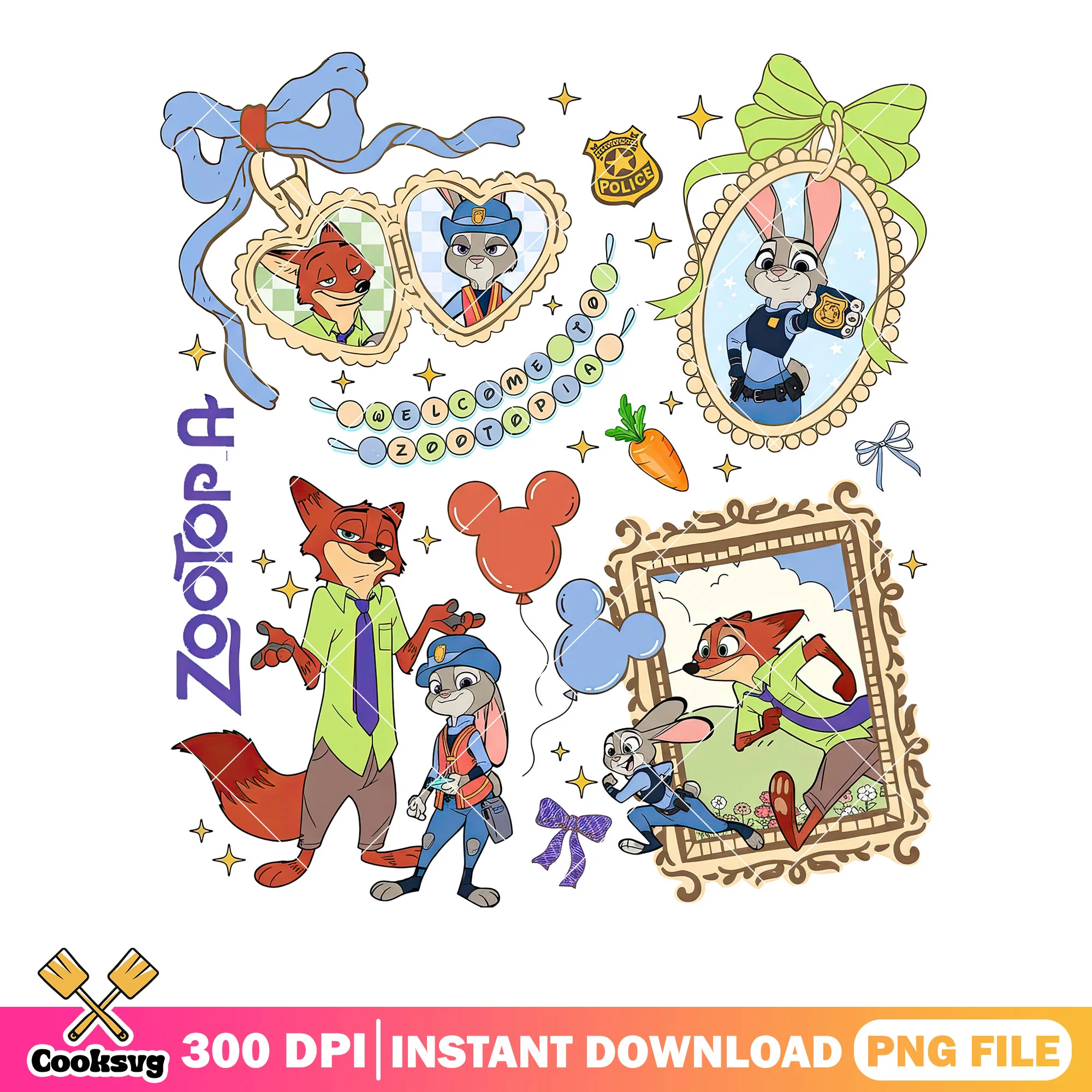 Beauty memories judy and nick png, judy zootopia png, zootopia poster png