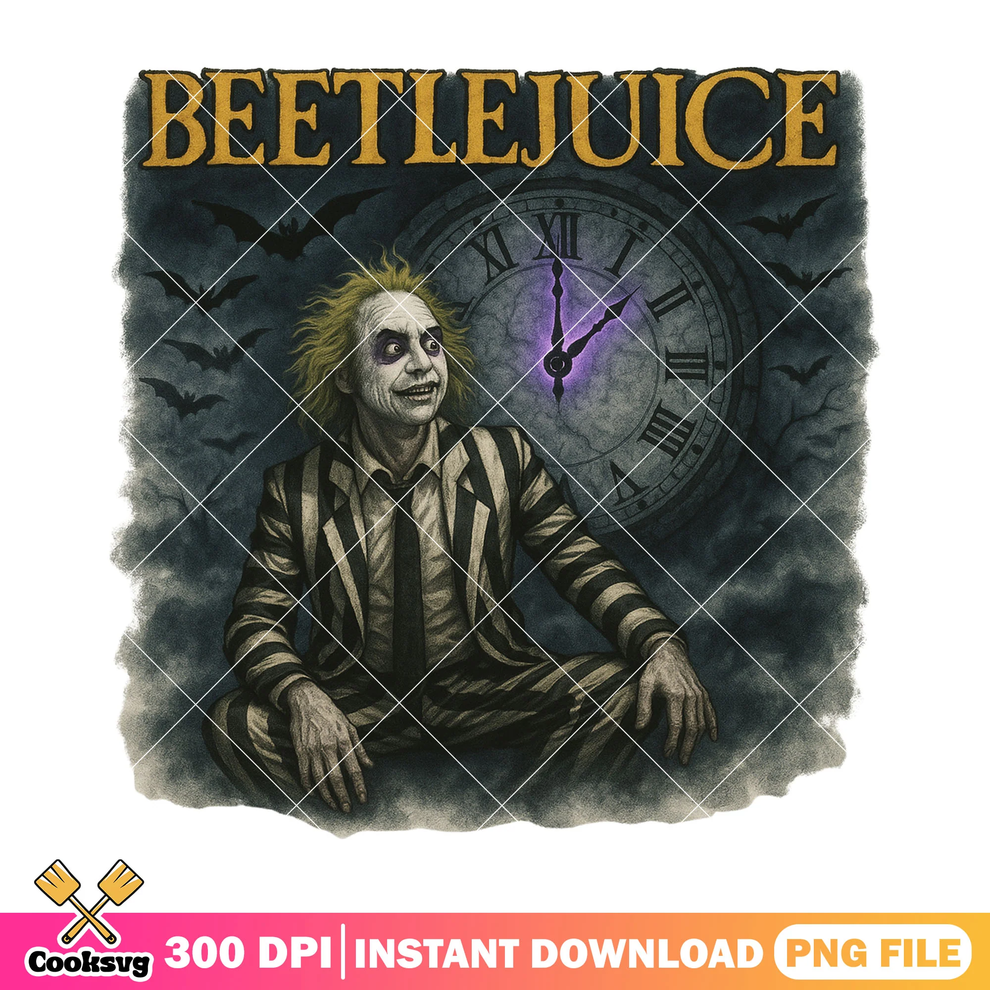 Beetlejuice clock png, beetlejuice 2 png, halloween spirit png