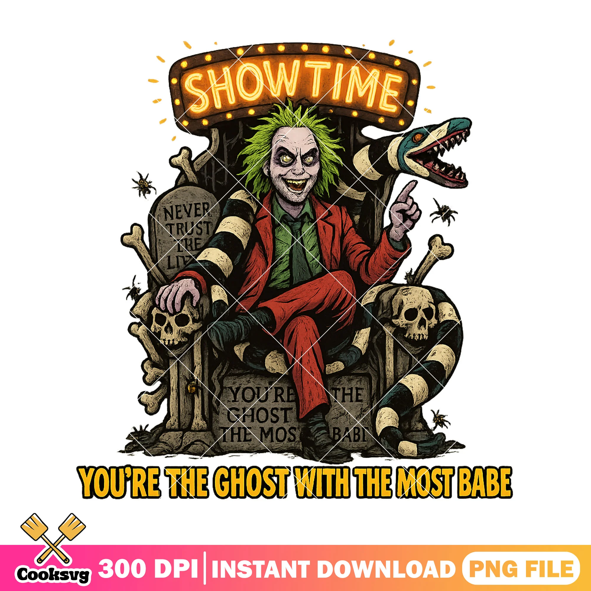 Beetlejuice showtime png, beetlejuice costume png, halloween jokes png