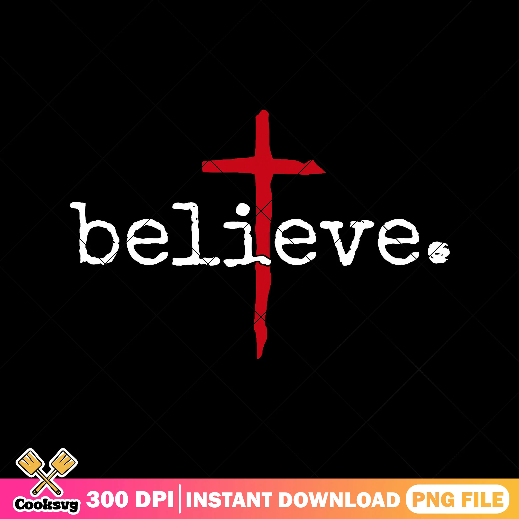 Believe in god png design, believe in one god png, love god png