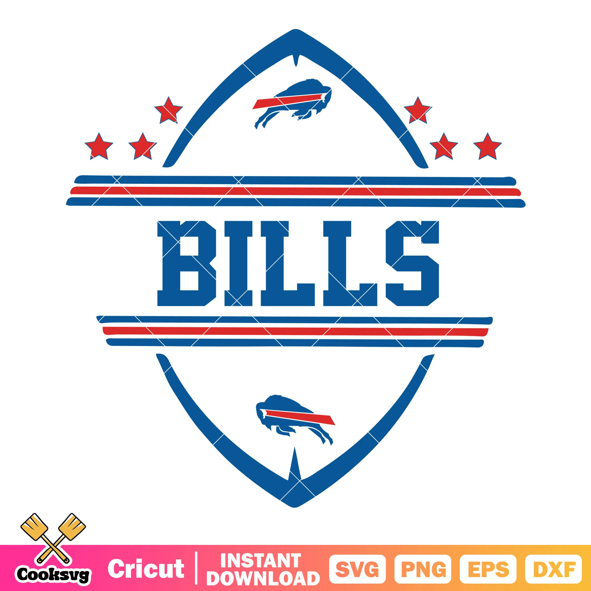 Bills logo nfl football svg, afc east svg, buffalo bills svg