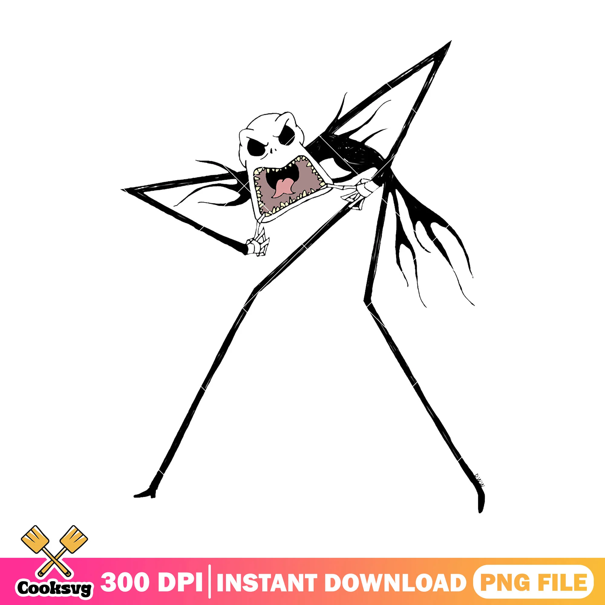 Black outfit jack design png, halloween ideas png, horror jack png