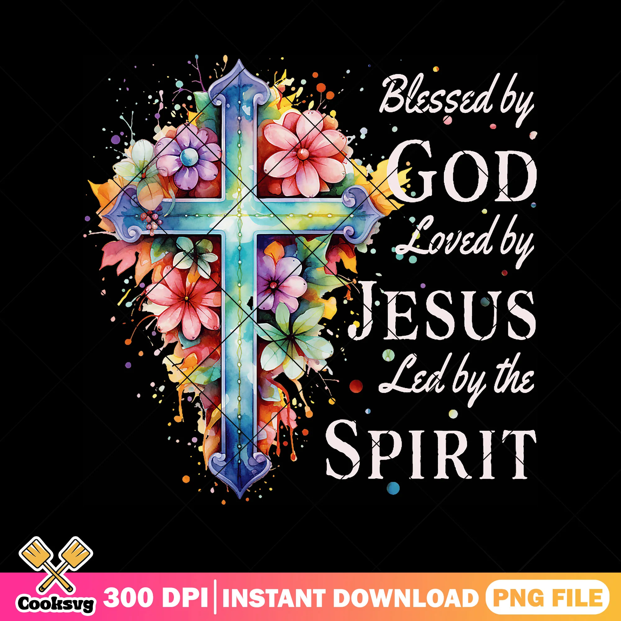 Blessed and love god jesus spirit png, god blessed png, god spirit png