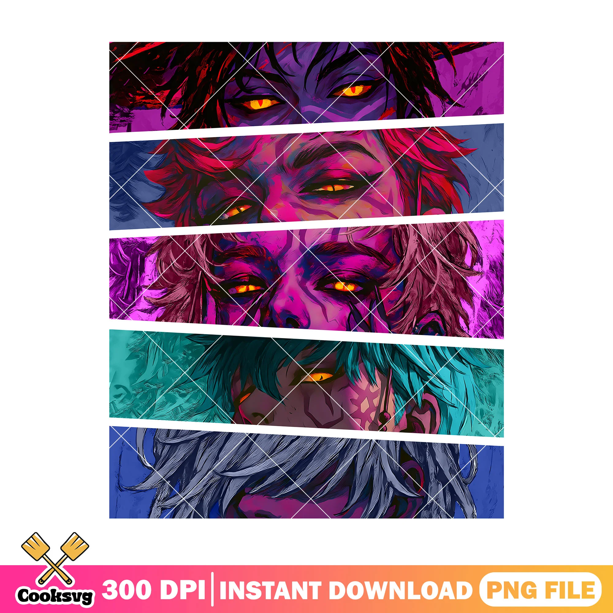 Bloody demon mode saja png, saja boys band png, kpop hunters png