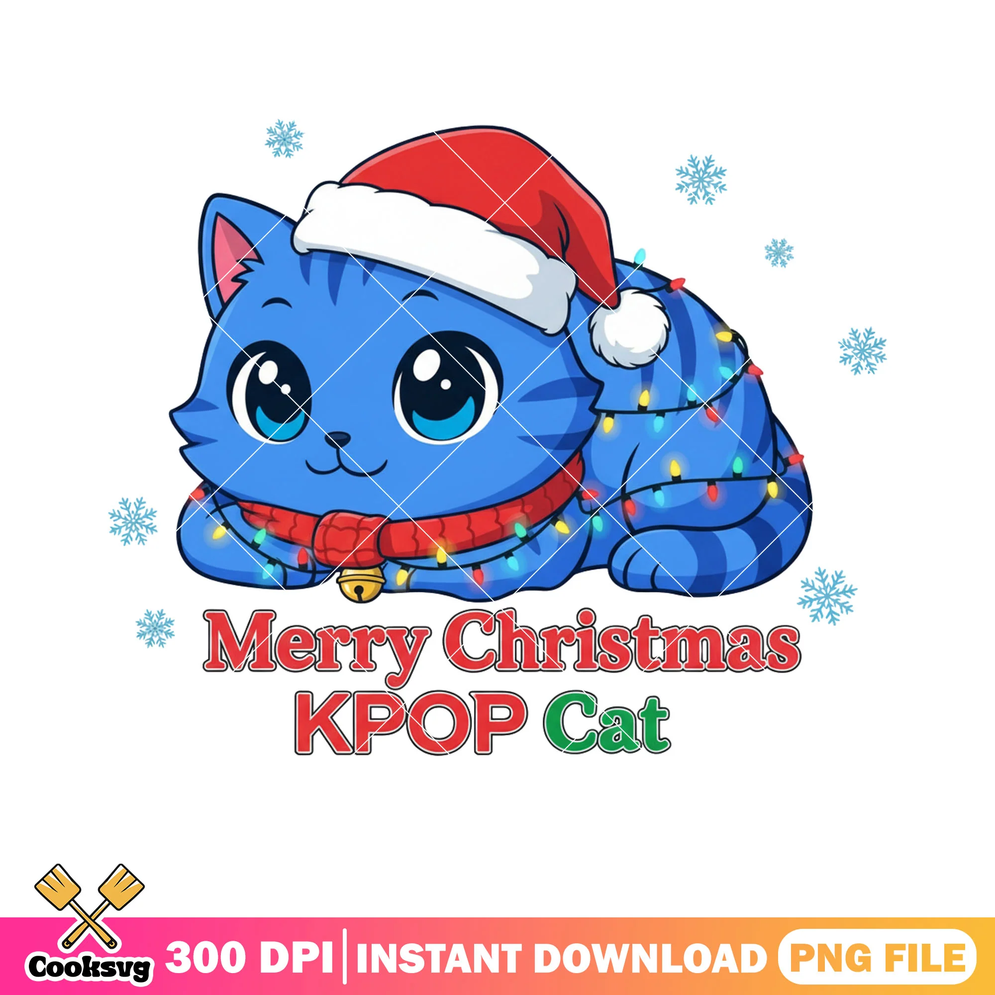 Blue derpy santa hat png, kpop demon hunters cat png, derpy png
