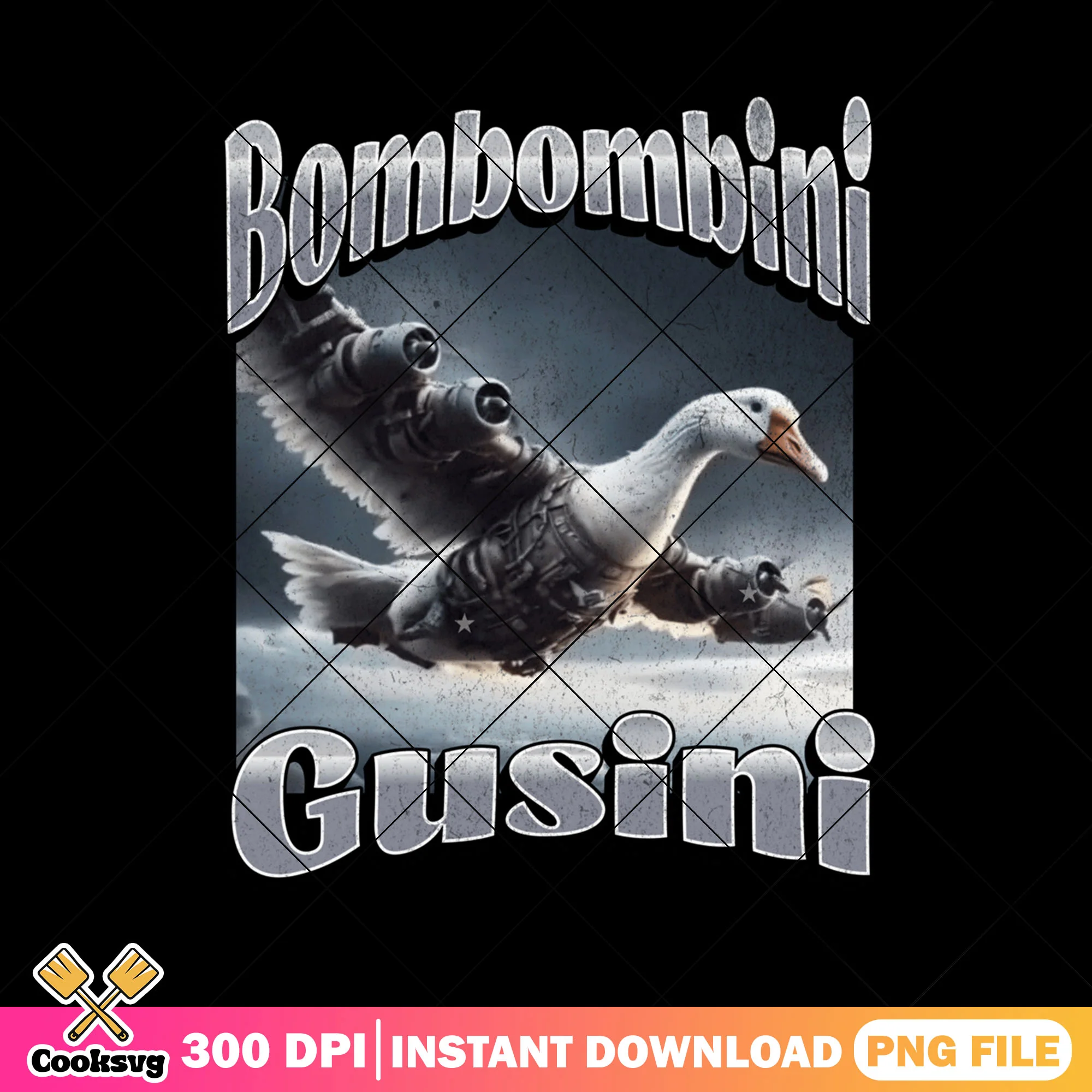 Bombombina gusini italian png, trendy meme png, funny italian png