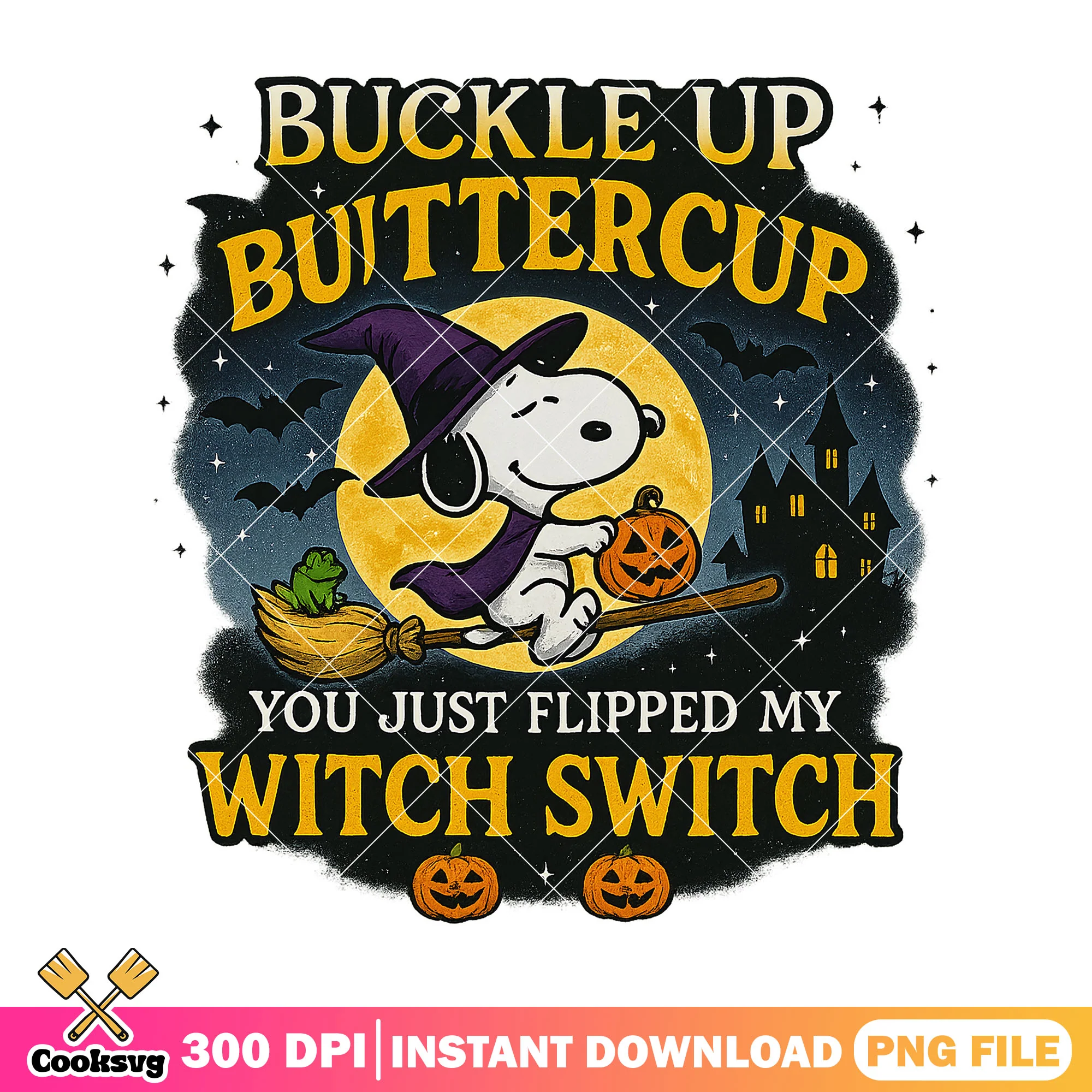 Boo snoopy witch switch png, halloween costume png, snoopy dog png