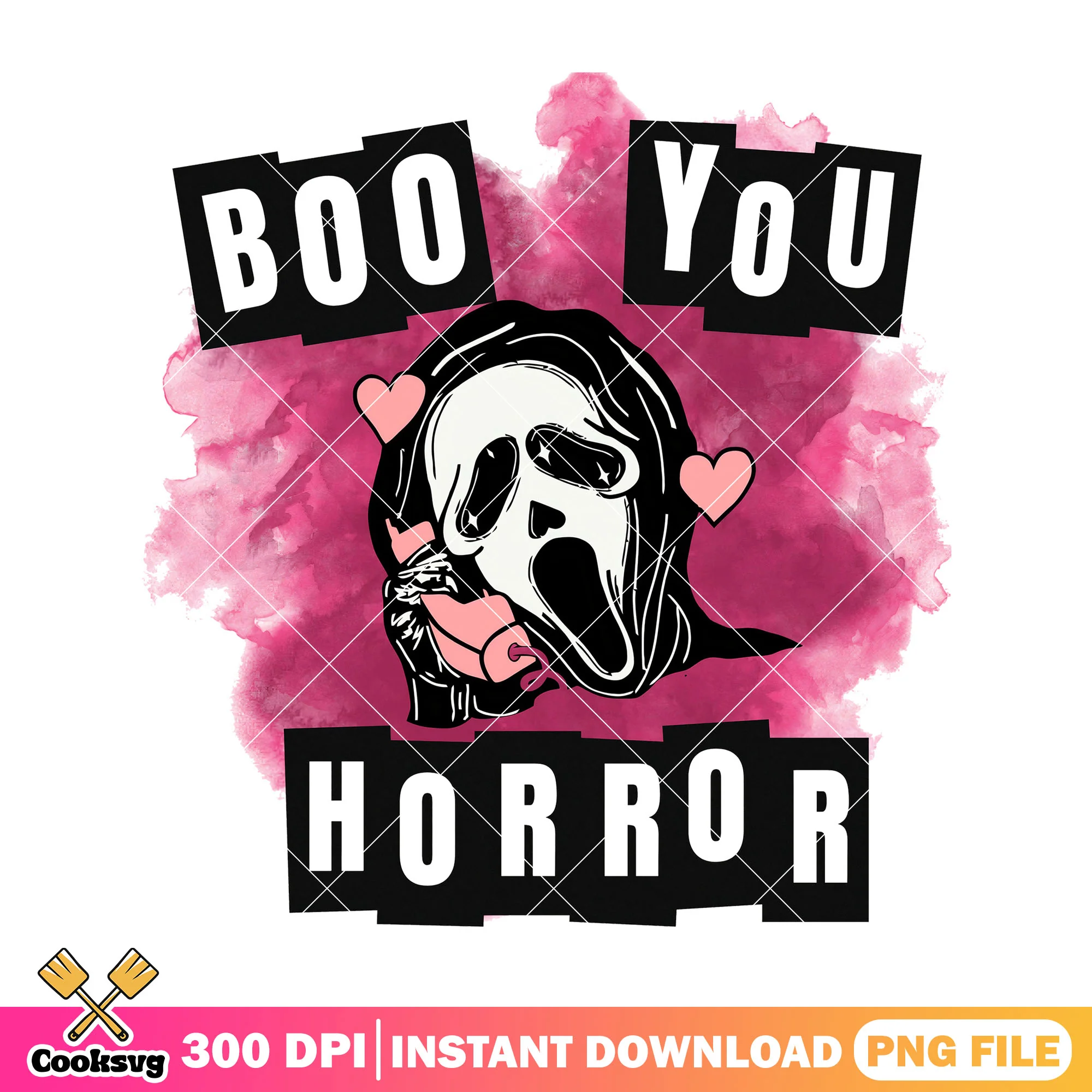 Boo you horror png, ghost face png, halloween costome png