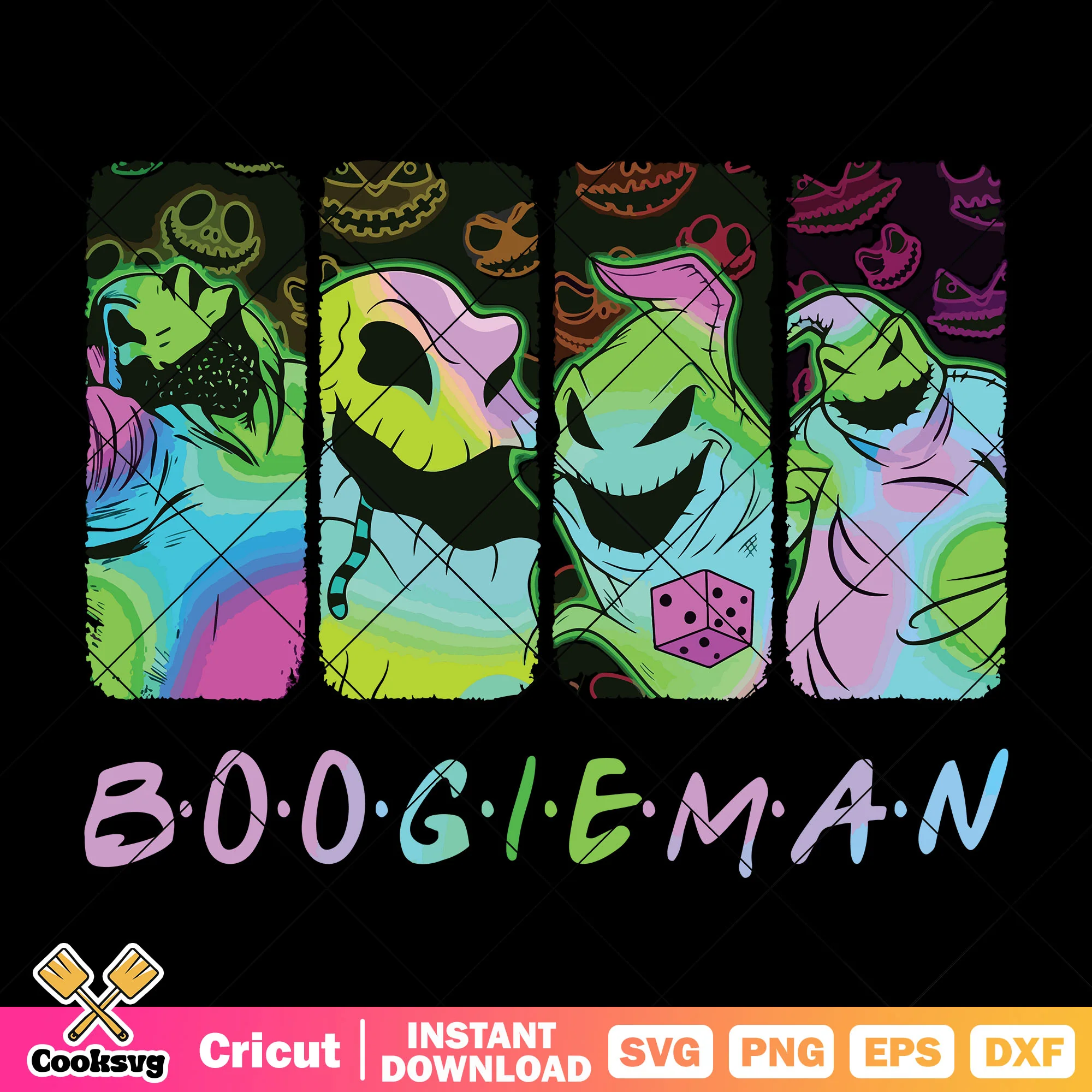 Boogie man horror vibes svg, a boogie svg, boogie halloween svg