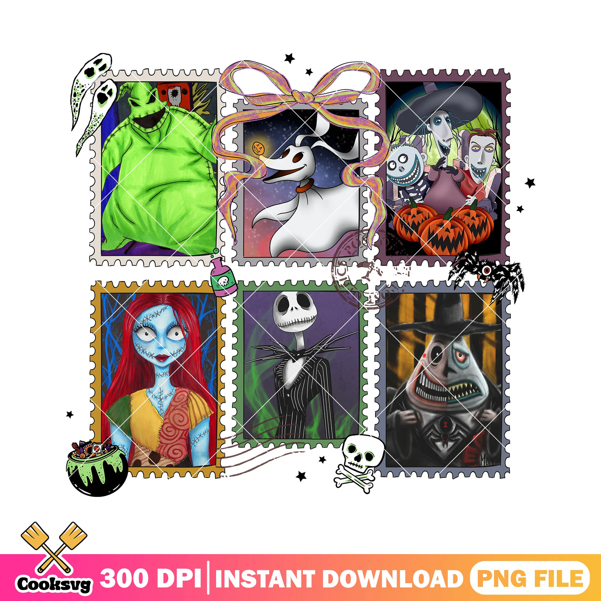 Boogie nightmare bow tie png, jack skellington png, halloween nightmare png