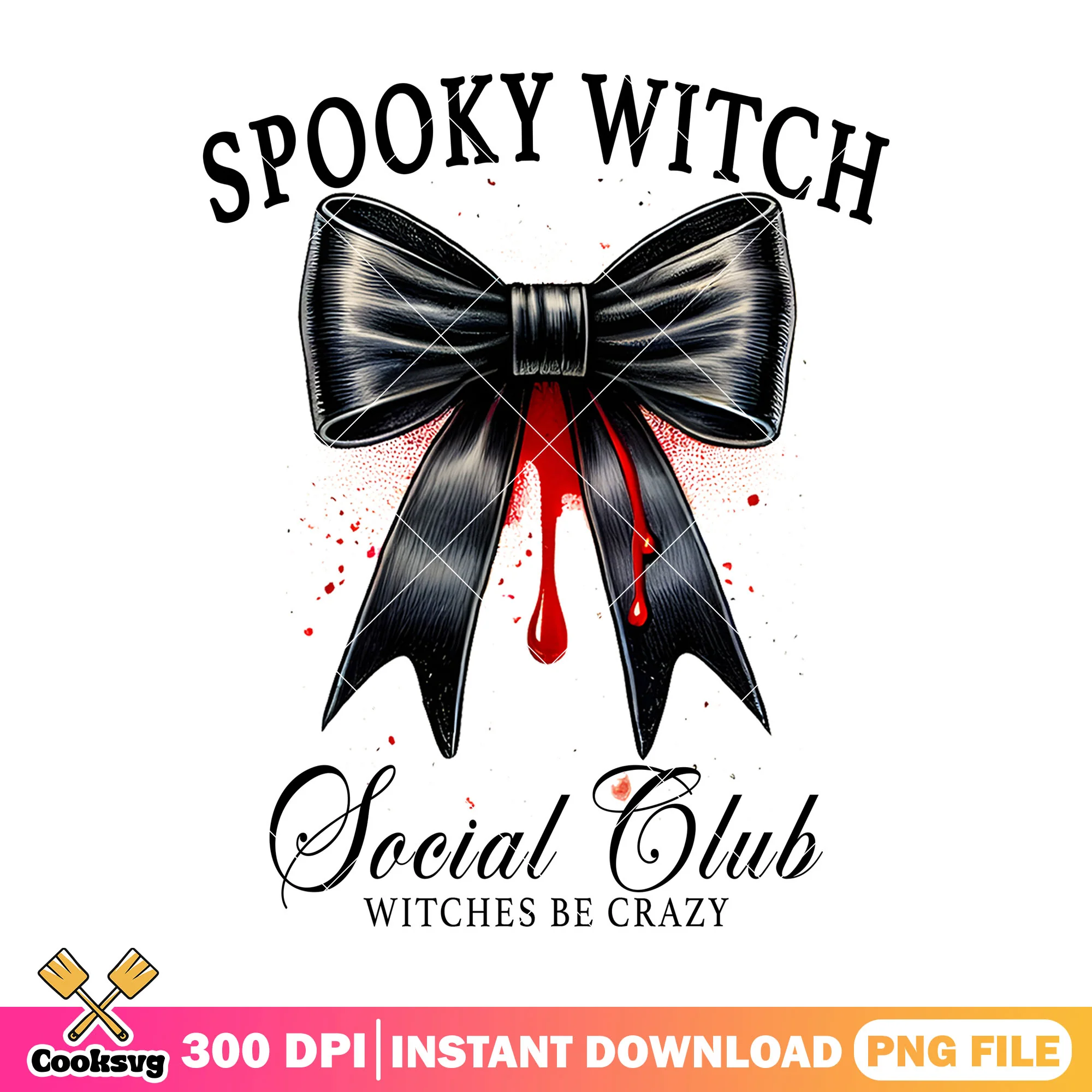 Bow spooky witch png, halloween decor png, halloween der film png