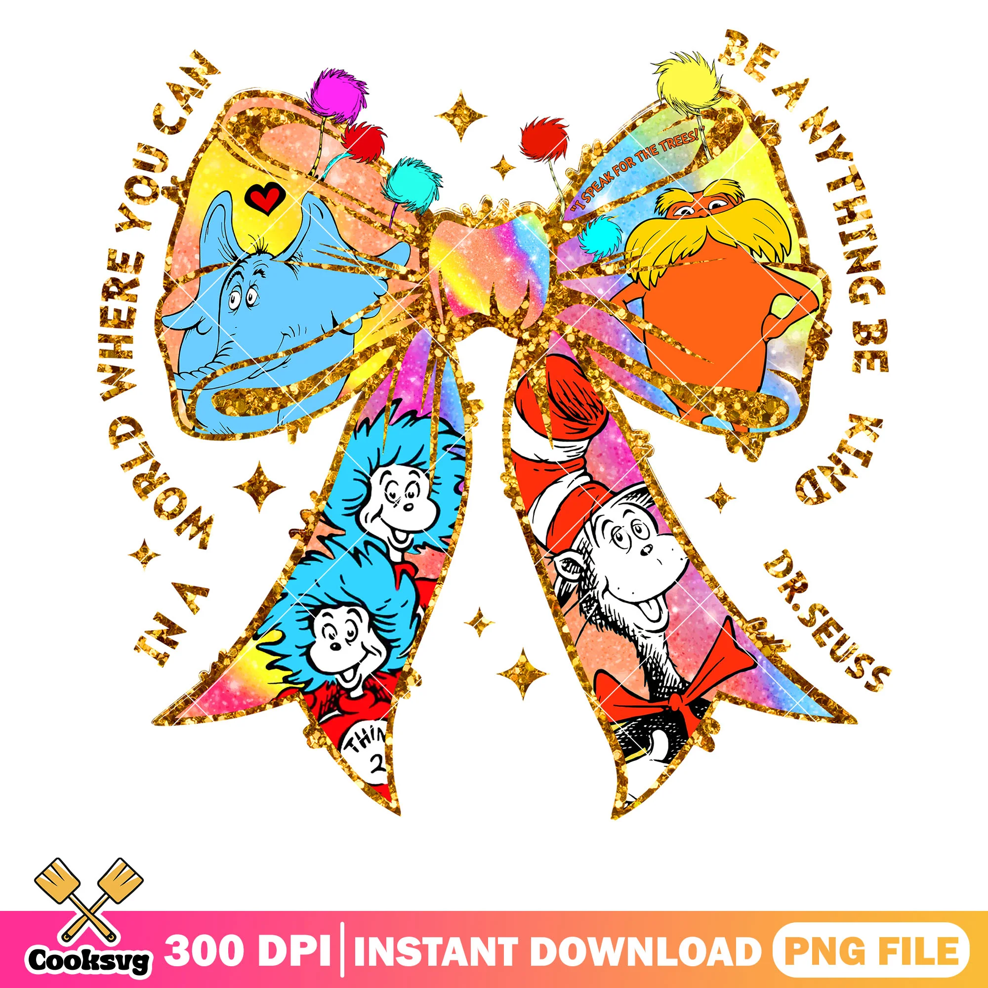 Bow tie dr seuss in a world png, dr seuss bow tie png, dr seuss friends png