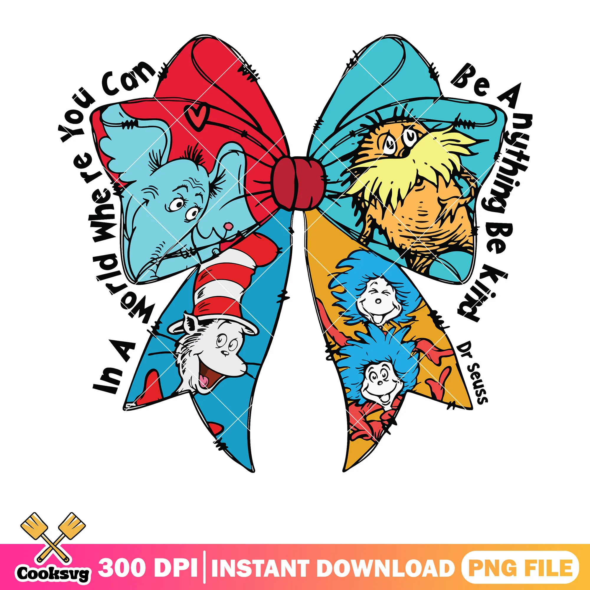 Bow tie dr seuss you can be anything png, dr seuss bow tie png