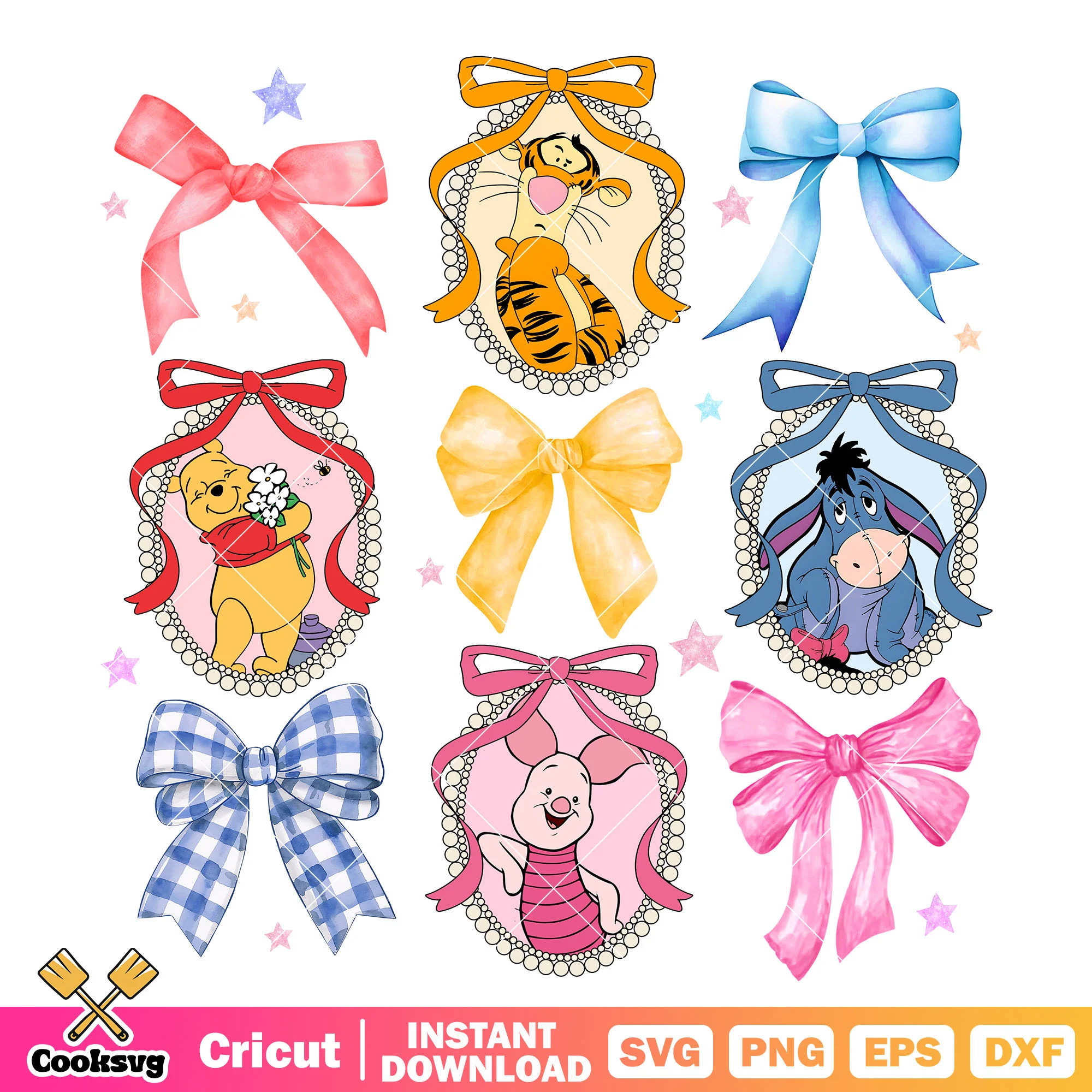 Bow tie mirror the pooh png, disney mirror png, bow tie png