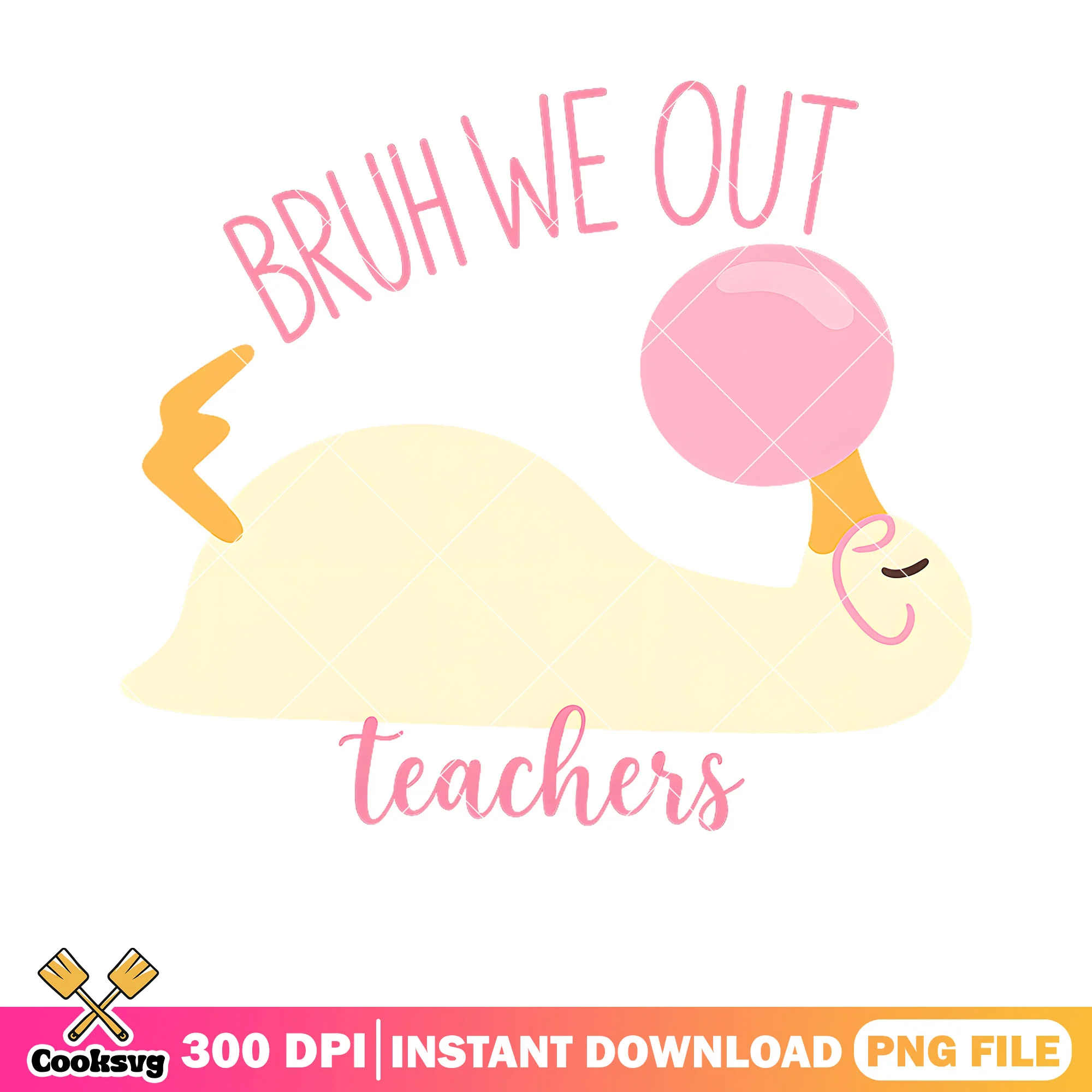 Bruh we out teachers goose png, bruh we out png, teacher day png