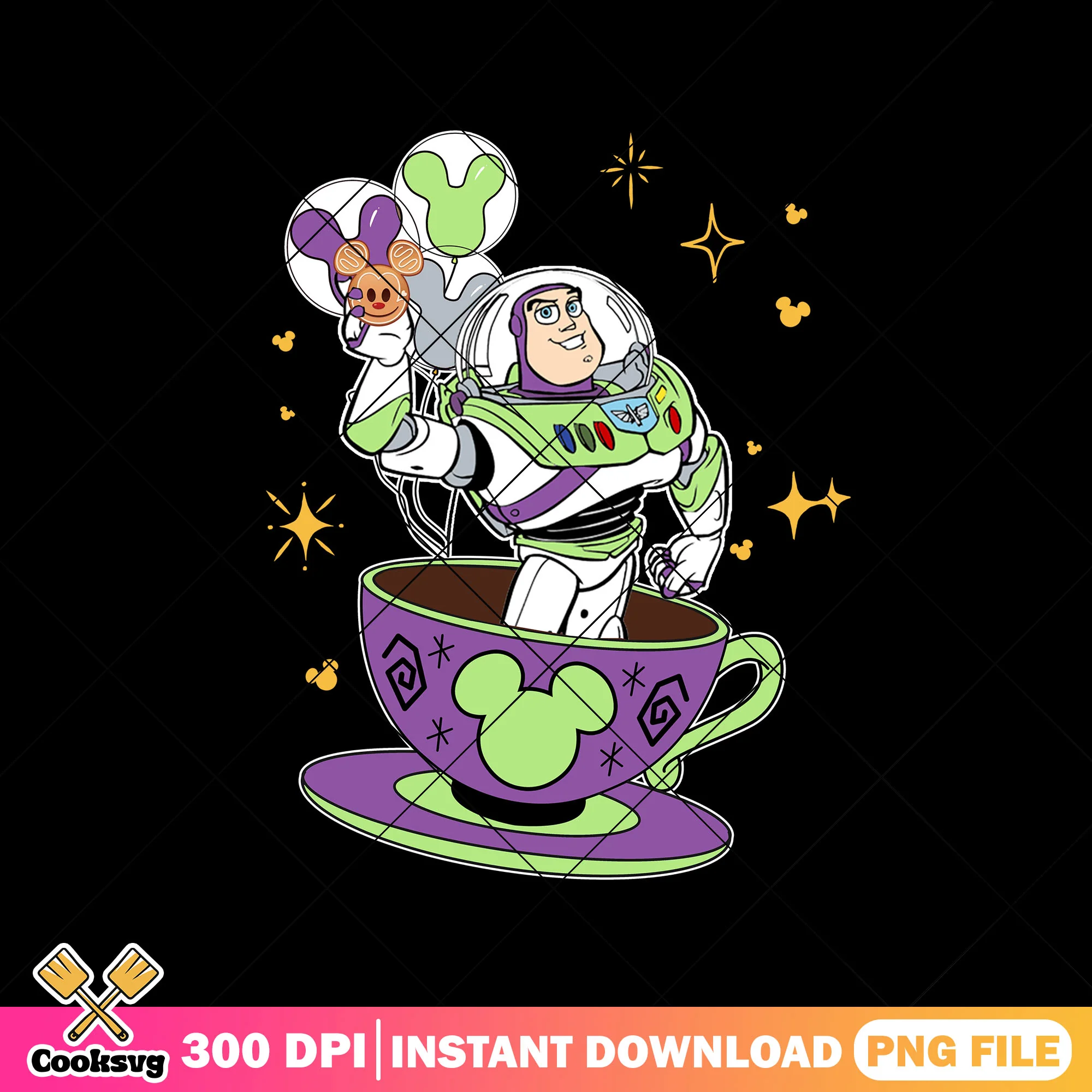 Buzz lightyear cup of tea png, buzz lightyear png, disney drinks png