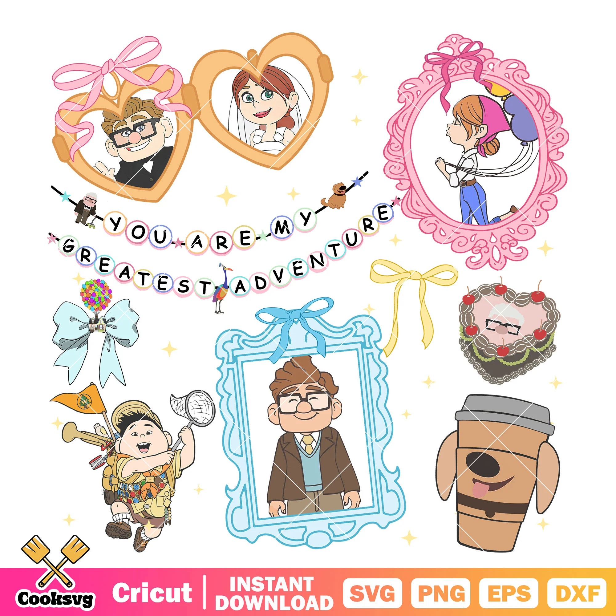 Carl Ellie you are my greatest adventure png, carl and ellie png
