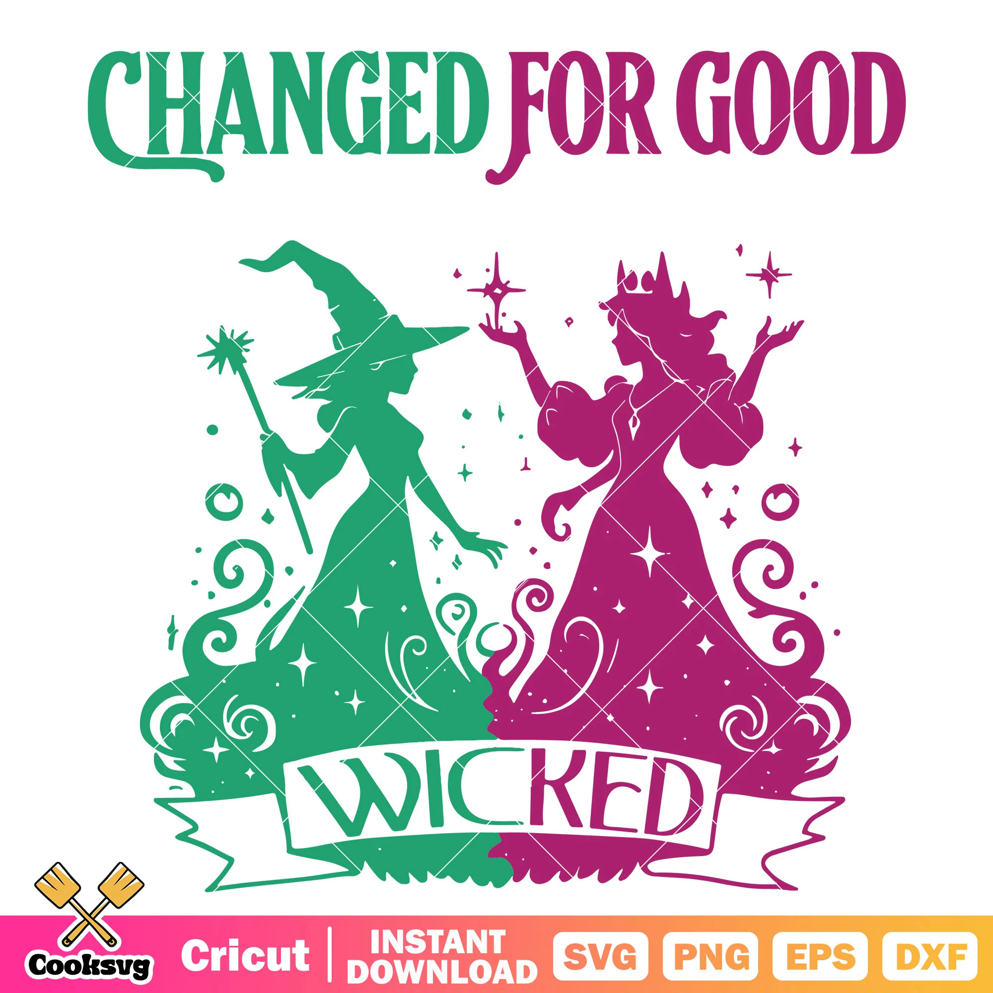 Changed for good wicked svg, wicked movie svg, change for good svg