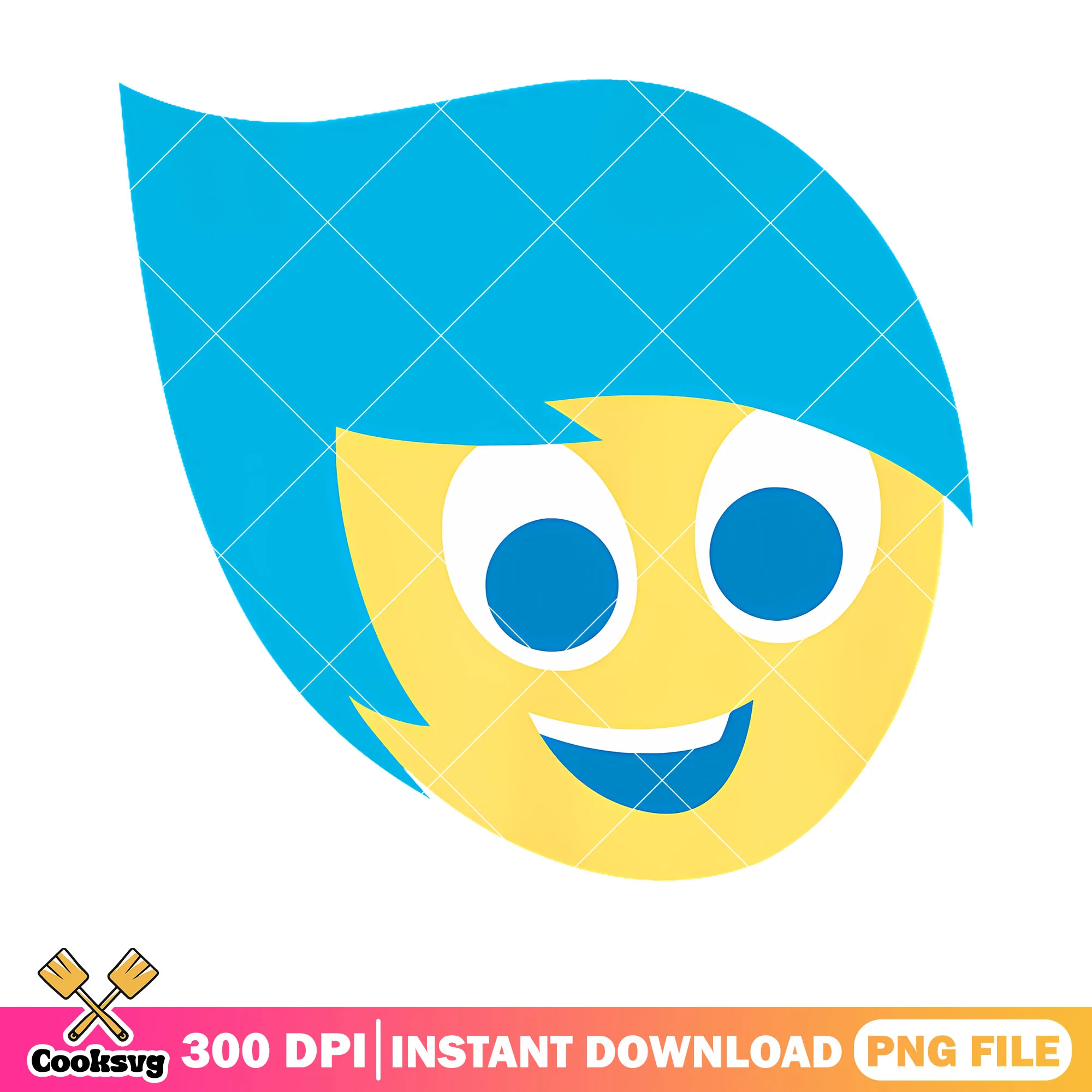 Character Joy funny png, pixar movies png, inside out characters png