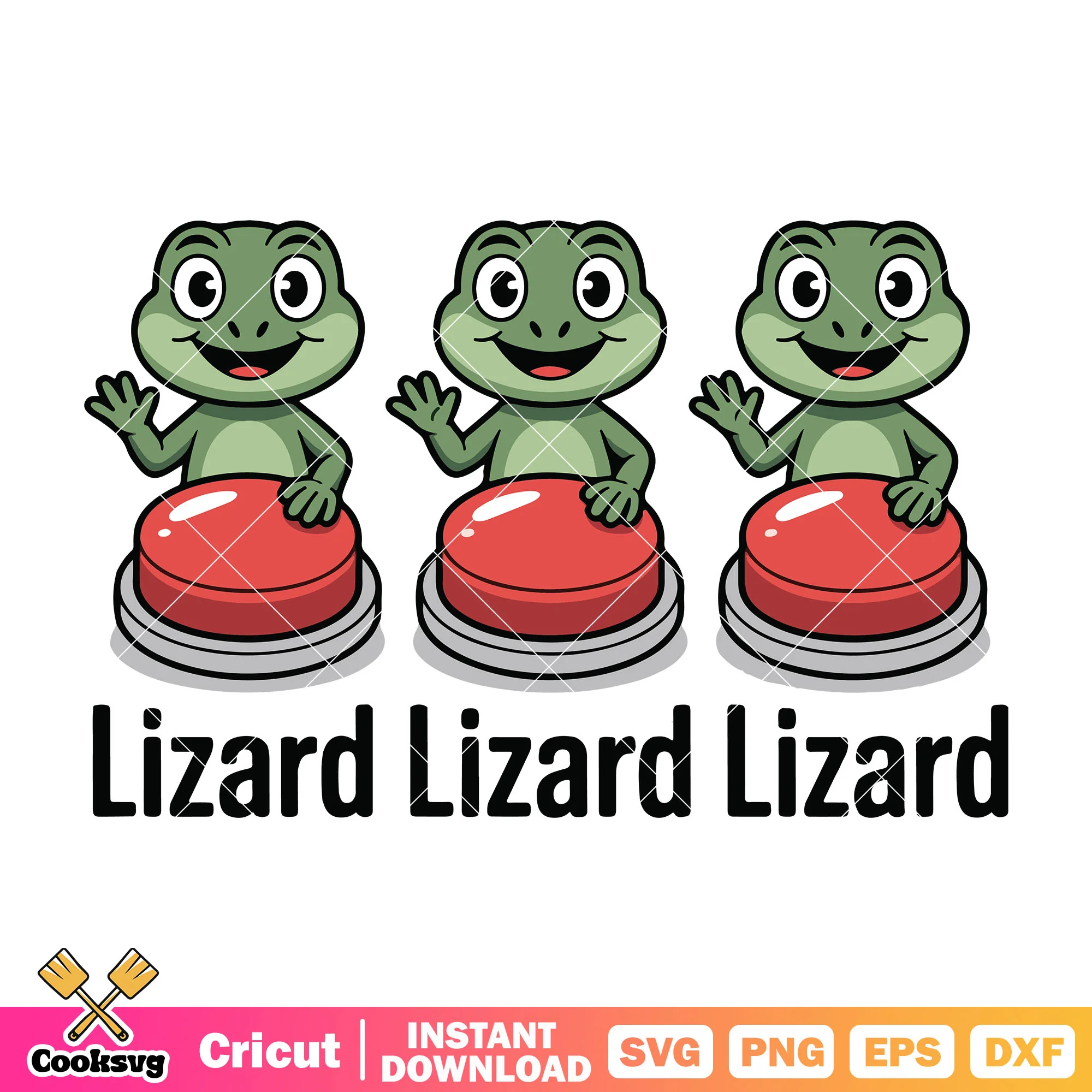 Chibi lizard meme button svg, lizard meme svg, elio lizard svg
