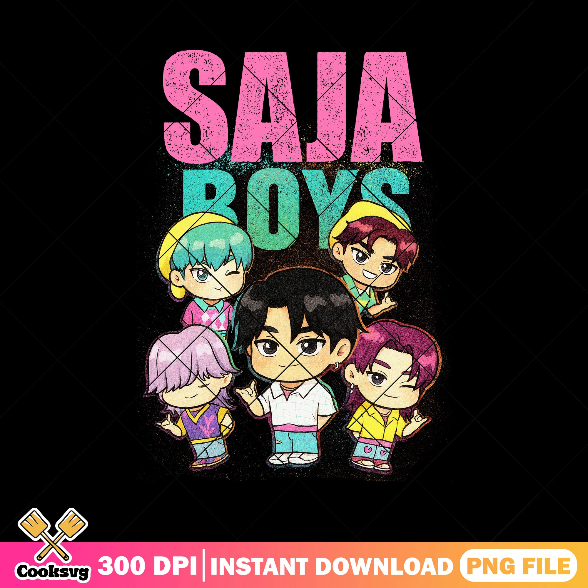 Chibi saja boys poster png, love saja boys png, romance saja png