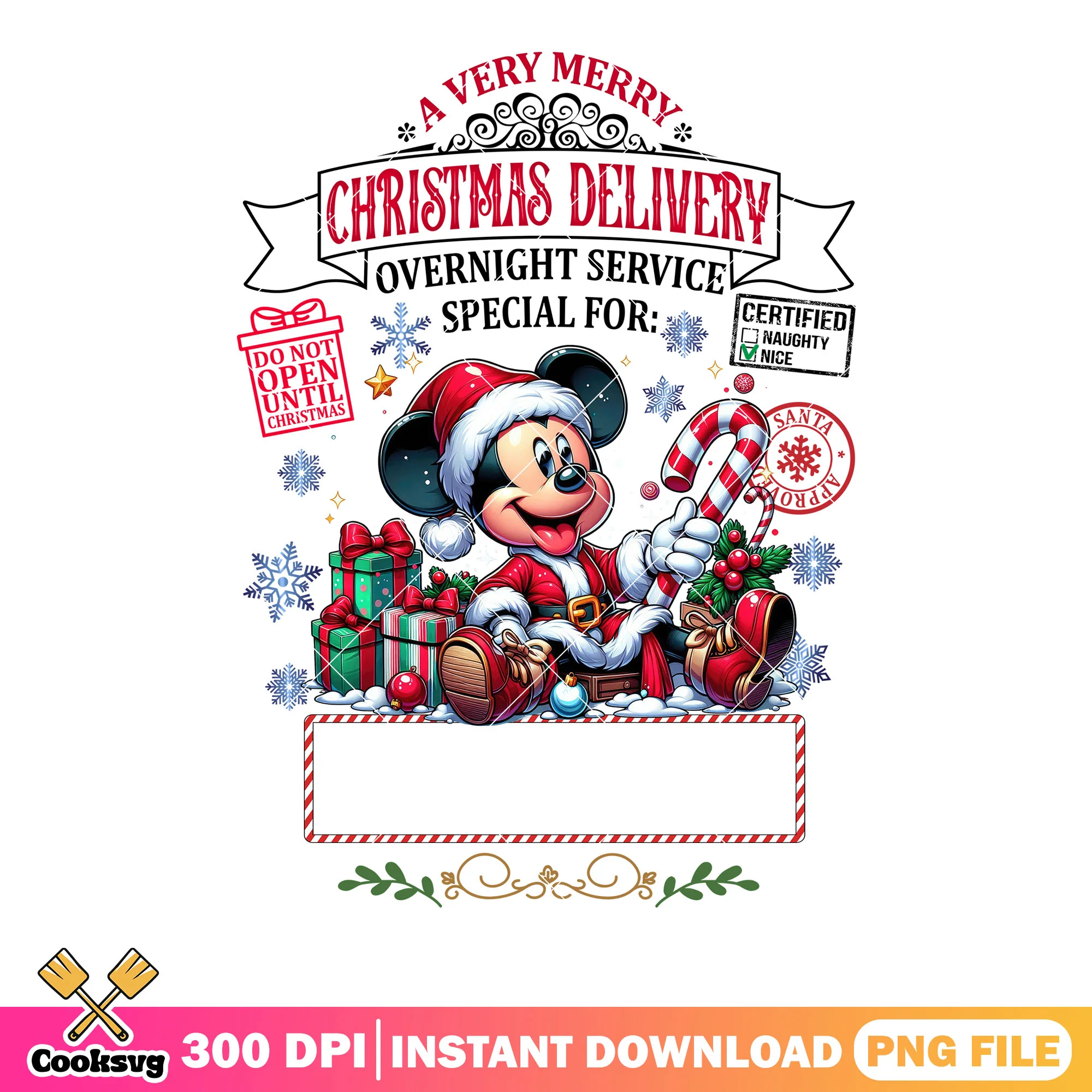 Christmas gifts disney mouse png, disney christmas png, mickey png