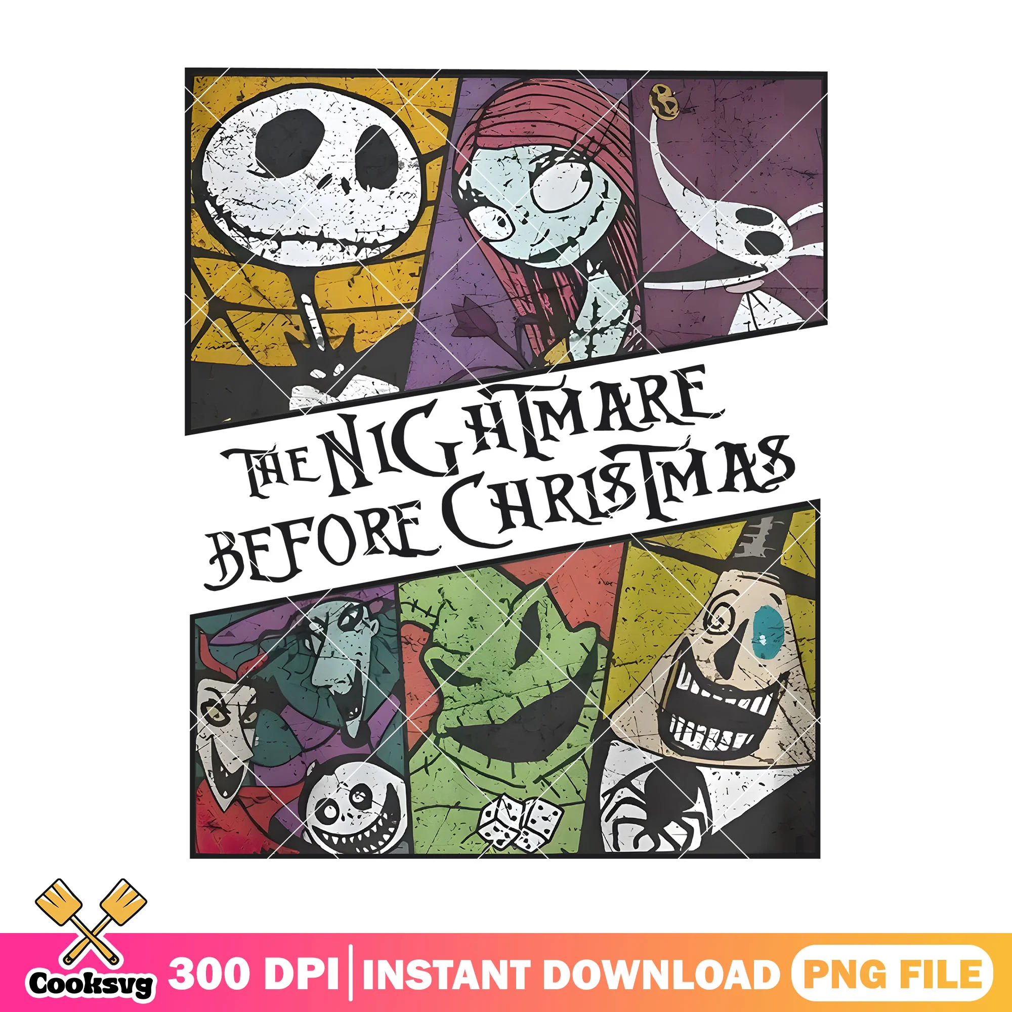 Christmas nightmare png, halloween jack png, disney horror png