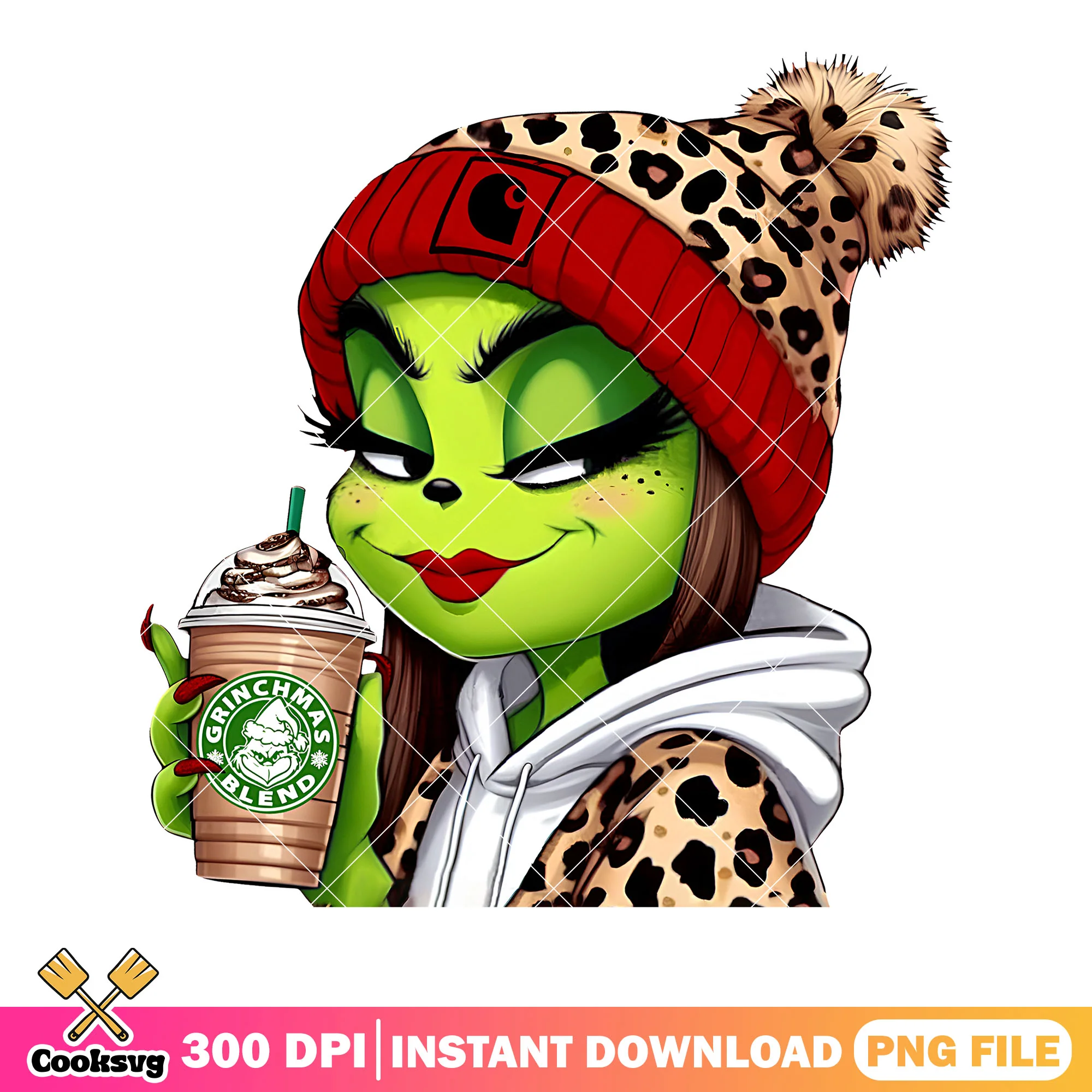 CHristmas vibes grinch cocoa png, hot cocoa png, the grinch png