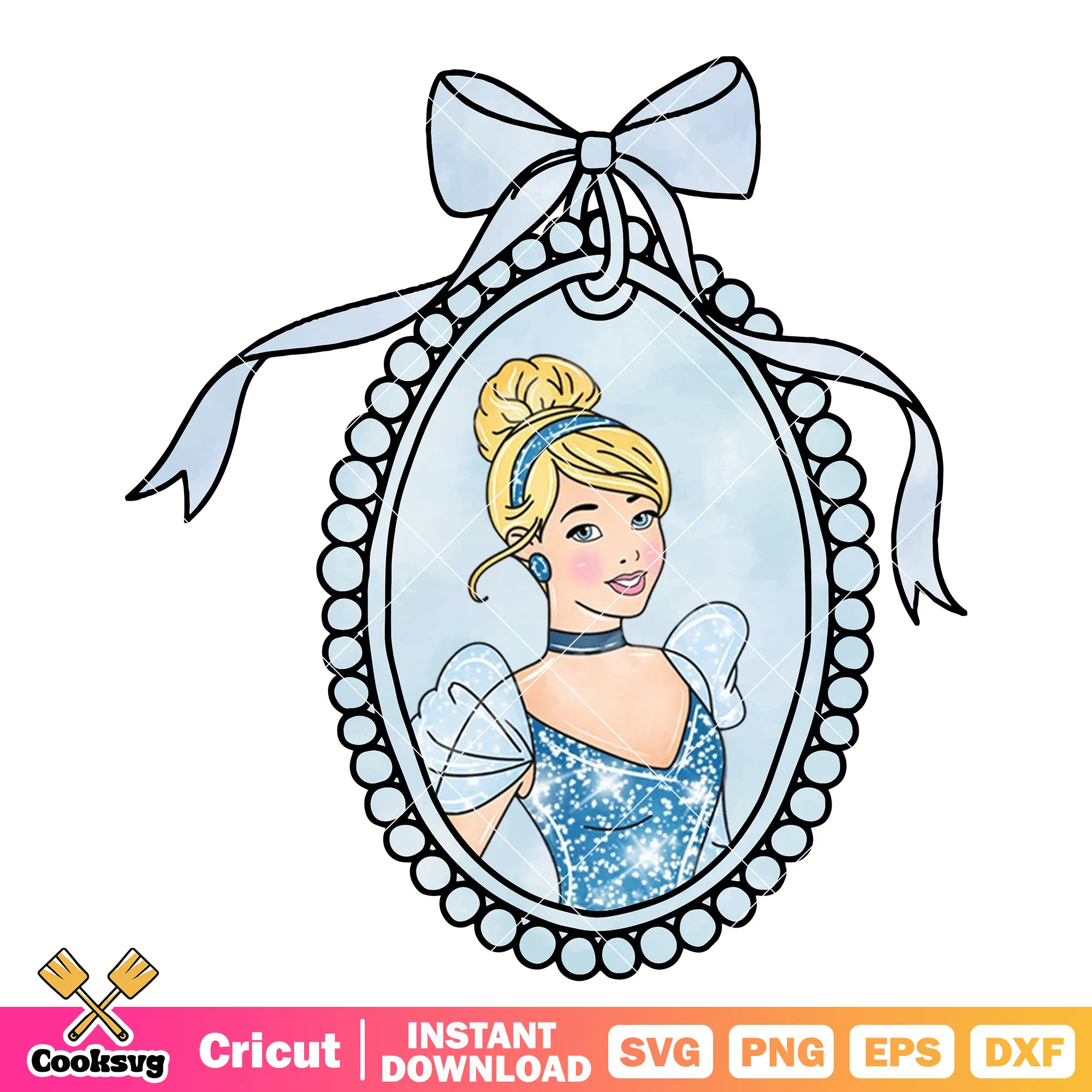 Cinderella Princess Disney Mirror PNG, Cinderella Princess PNG
