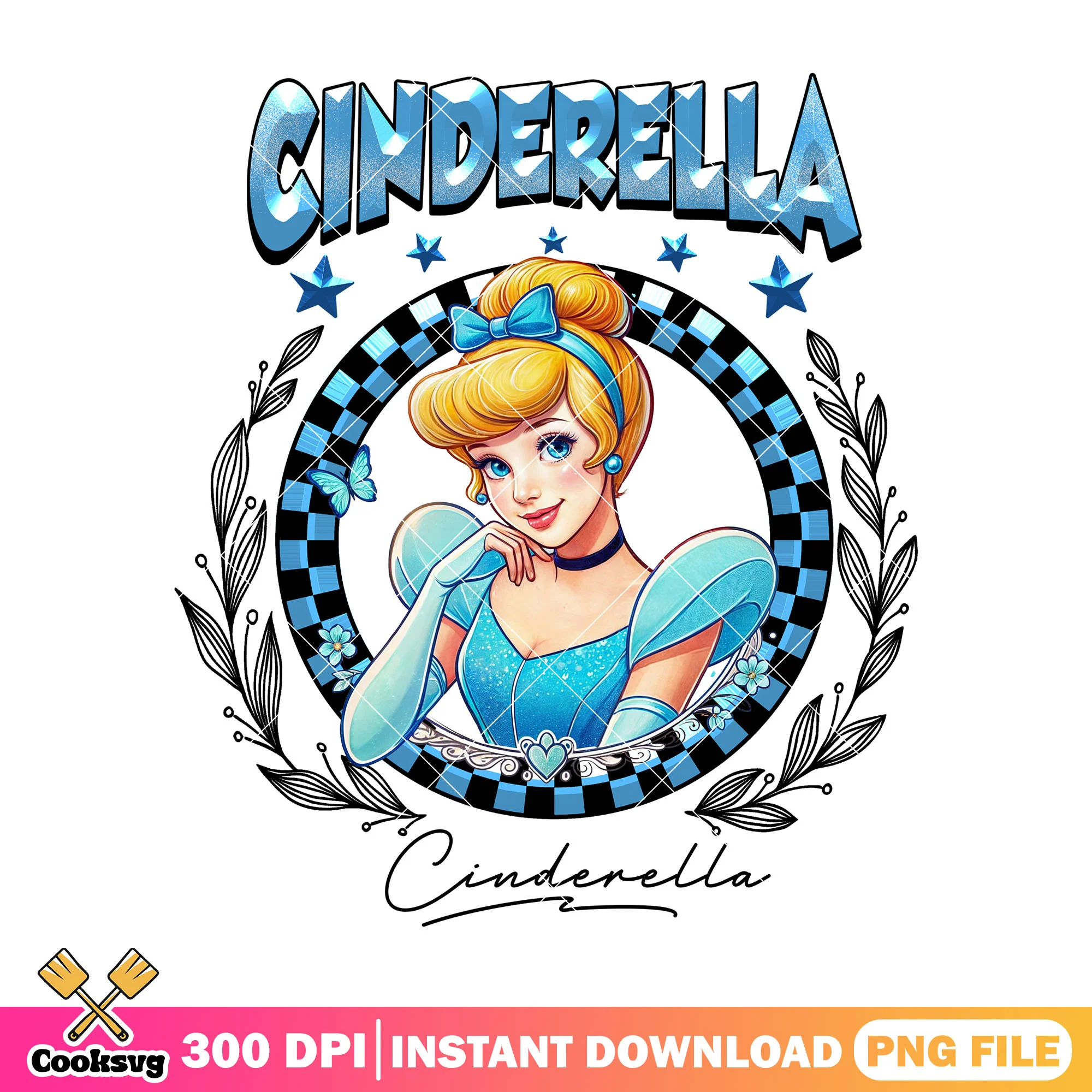Cinderella signature png, cinderella princess png, disney princess png