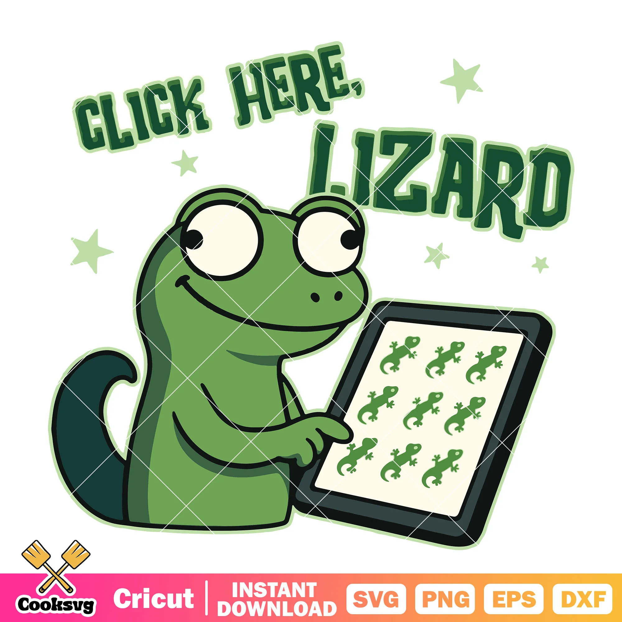 Click here lizard svg, lizard meme svg, lizard emote svg