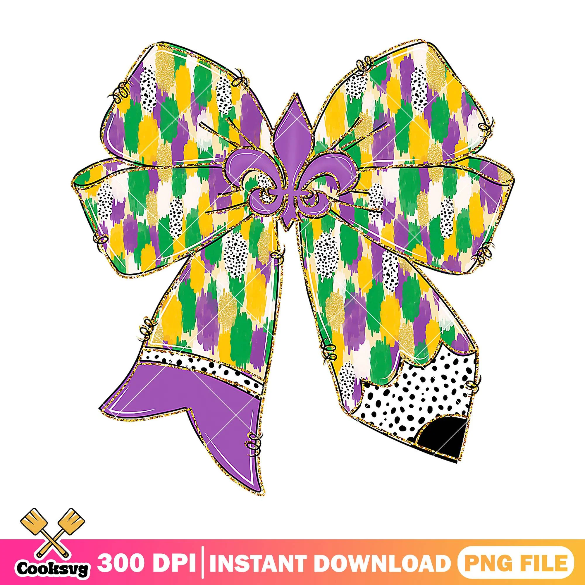 Colors bow design file png, back to school decor png, cute pencil png